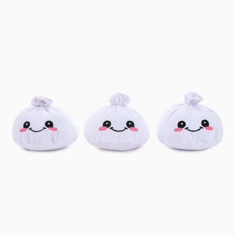 HugSmart Interactive Soup Dumpling Enrichment Toy for Dogs - Fun Chew Toy for Puppies & Small Dogs - Perfect for Teething, Boredom Relief & Training Rewards