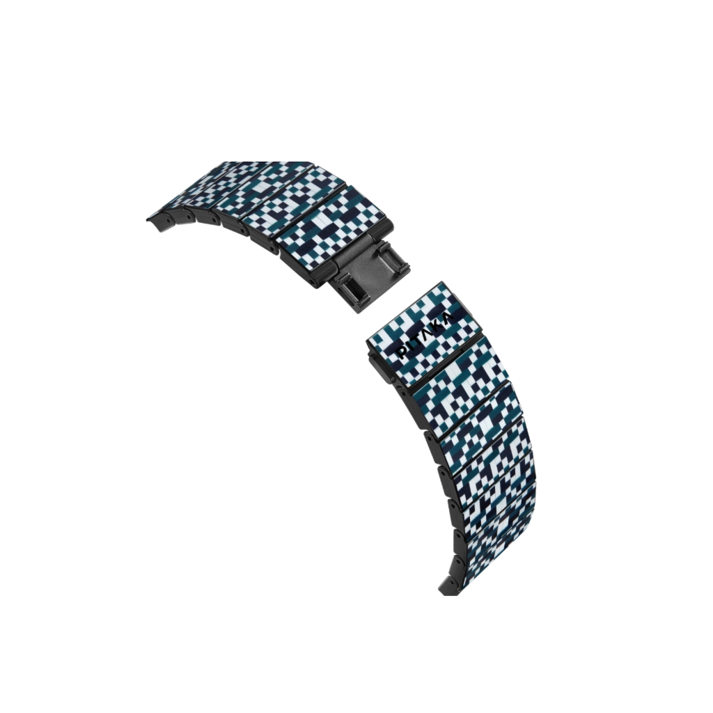 Premium Carbon Fiber Watch Band for Apple Watch Series 8/7/6/SE - Lightweight & Durable Replacement Strap for Workout, Running & Everyday Use