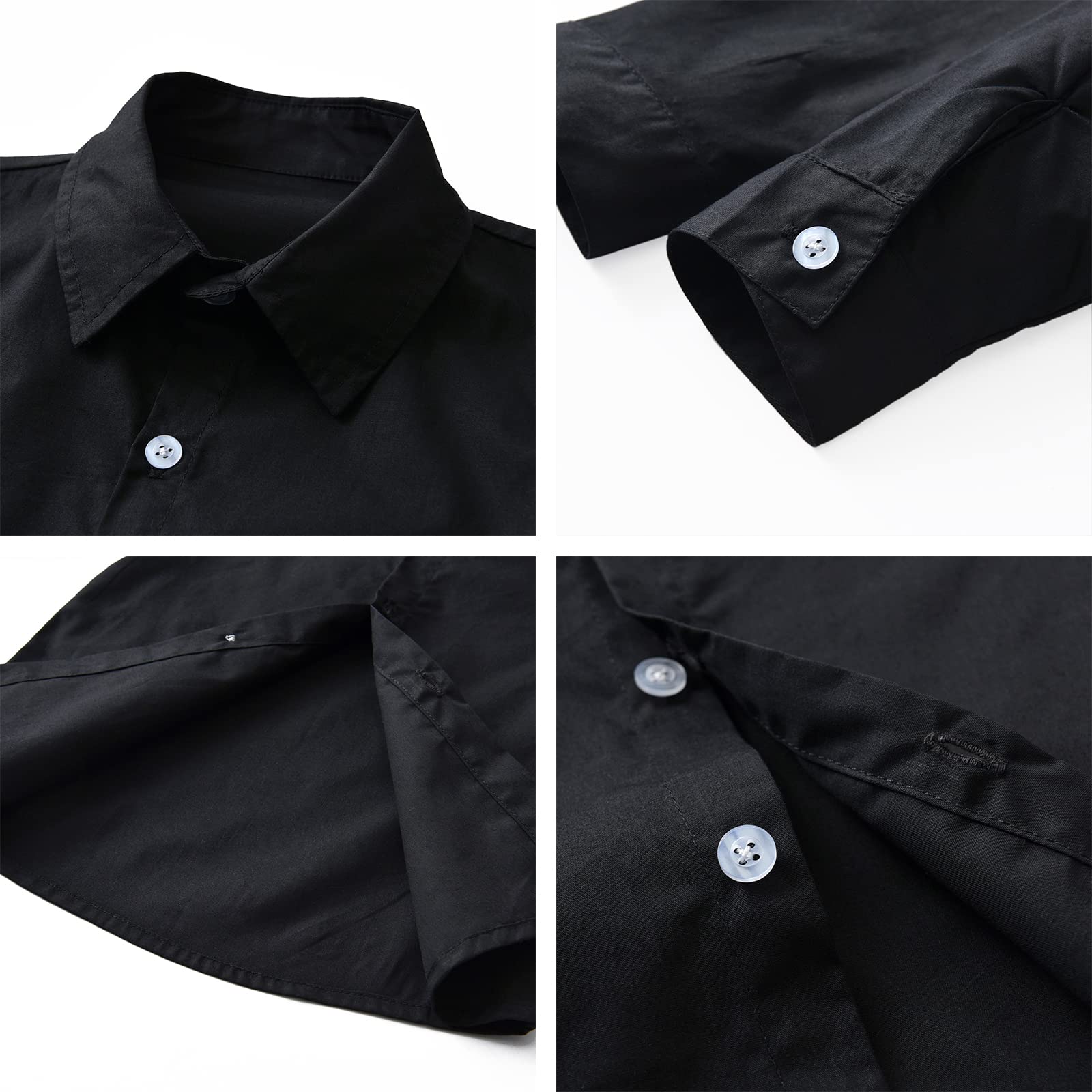 NWADA Baby Boy Formal Suit Set - Dress Shirt, Suspenders & Bow Tie Outfit for Toddlers (12M-7Y) | Perfect for Weddings, Parties & Special Occasions