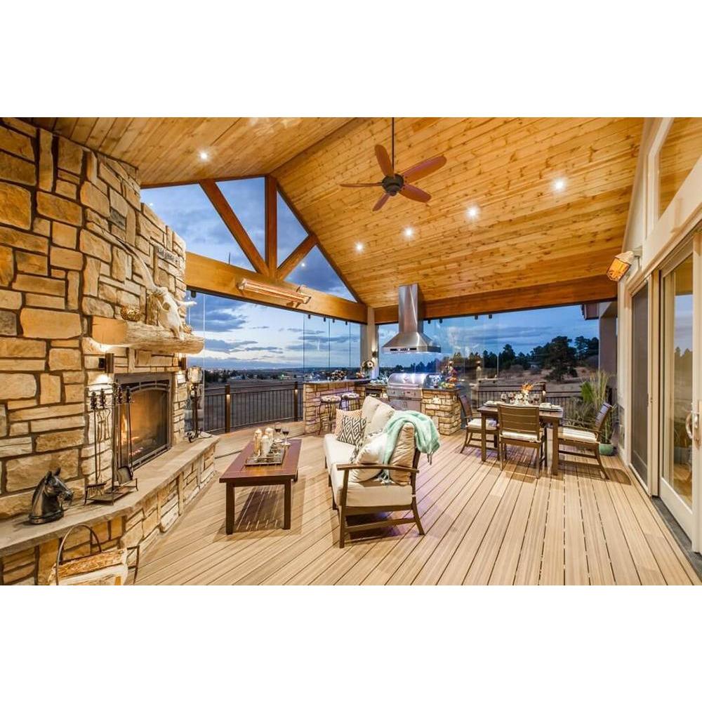 Infratech W Series 61 Inch 4000W Marine Grade Electric Heater - Flush Mounted Single Element for Indoor/Outdoor Heating - Perfect for Patios, Decks, and Marine Applications