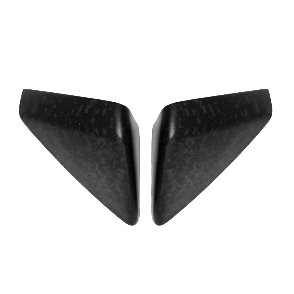 Cybertruck Forged Carbon Fiber Mirror Caps - Industrial Grade Custom Fit Replacement for Tesla | Bold Visual Upgrade | Pre-Order Now for Enhanced Style & Durability | Perfect for Off-Roading & Urban Driving