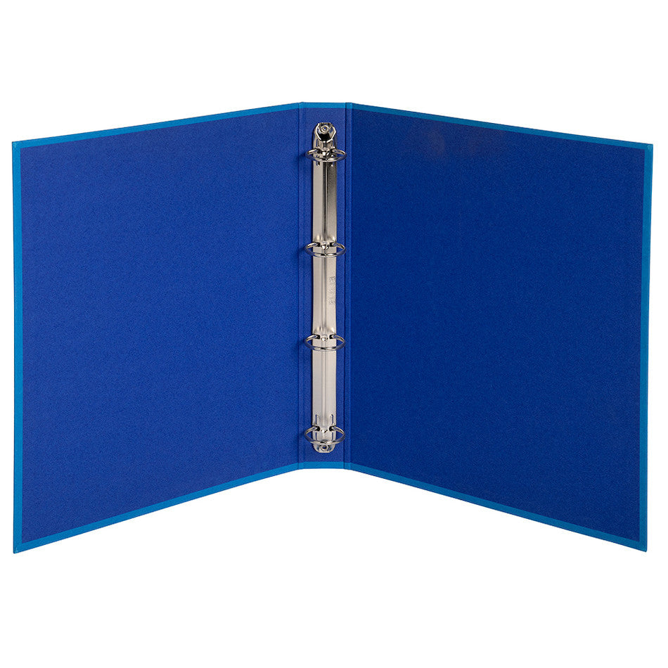 Exacompta Forever 100% Recycled 4-Ring Binder - Blue - Eco-Friendly School & Office Supplies for Organizing Documents & Presentations