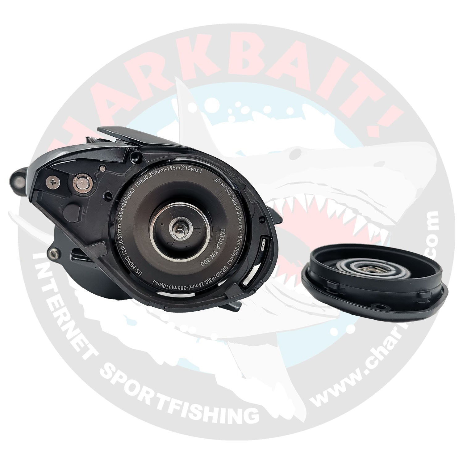 Daiwa Tatula TW 300 Baitcasting Reel - High Performance Fishing Reel for Bass, Pike & Saltwater - Smooth Drag System & Lightweight Design for Casting & Trolling