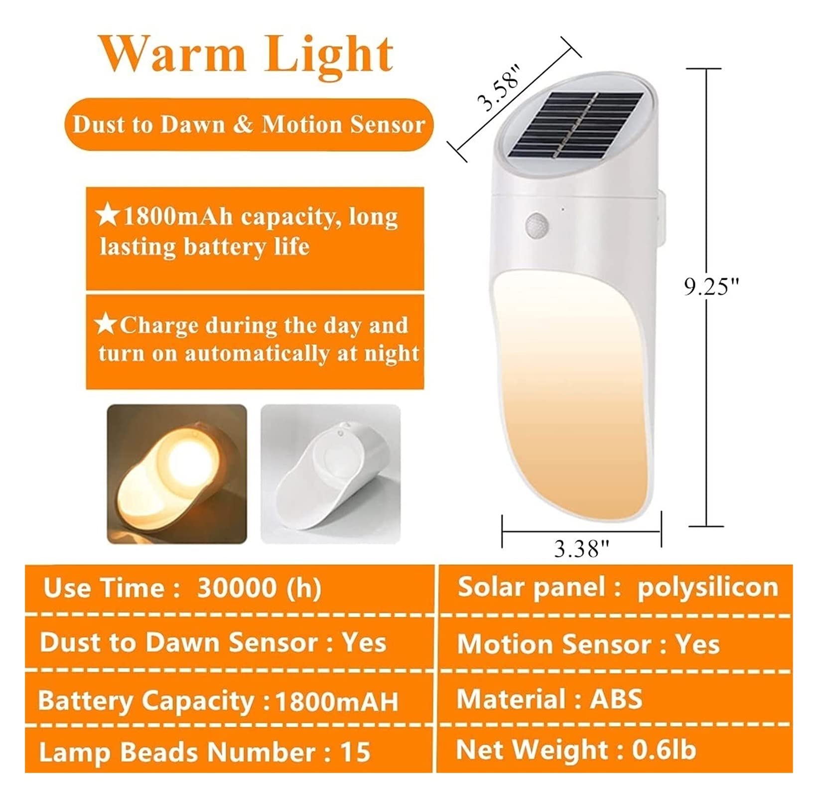 2 Pack Solar LED Motion Sensor Outdoor Wall Lights - Dusk to Dawn Waterproof Exterior Light Fixtures for Garage, Front Door, Porch, Backyard - Wall Mount Lantern Sconce Lighting for Home Security & Energy Savings