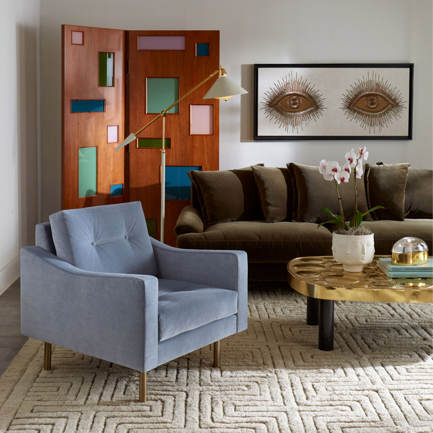 Stylish Marnie Lounge Chair - Modern Accent Chair for Living Room, Bedroom & Office - Perfect for Relaxing, Reading & Decor