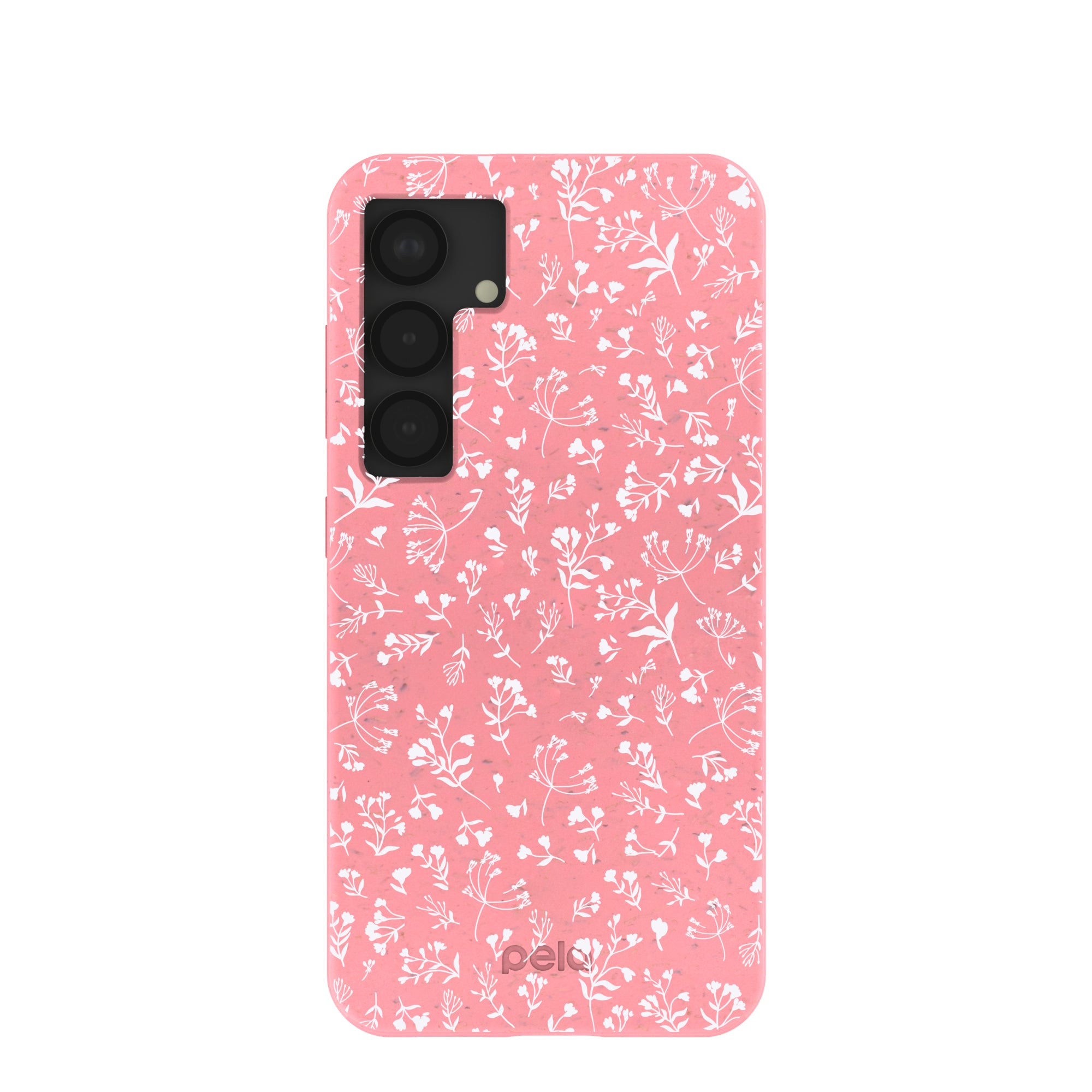 Bubblegum Pink Dreamy Meadow Samsung Galaxy S25 Case - Cute Protective Phone Cover for Women & Girls - Perfect for Everyday Use, Travel & Gifts