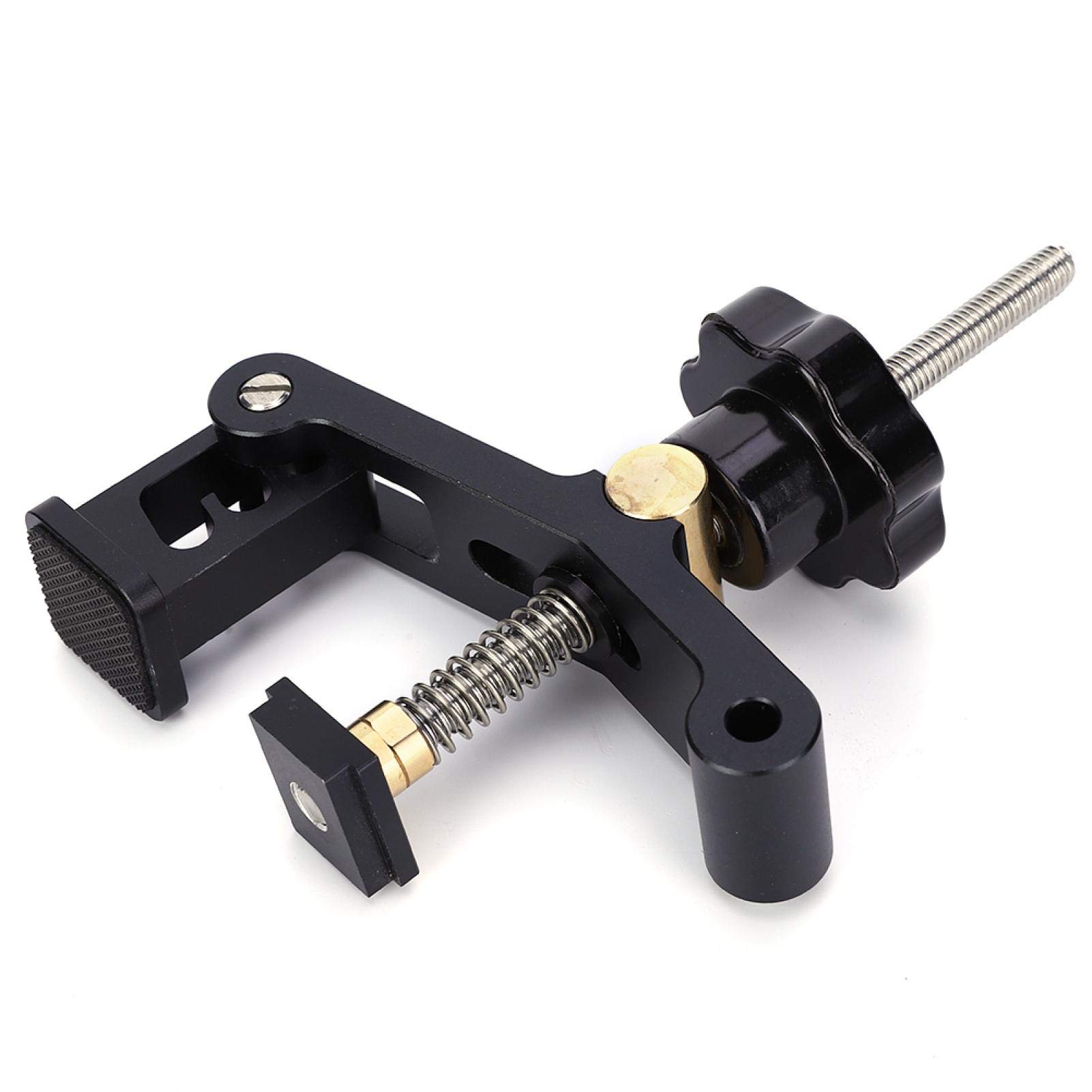Adjustable 3-Step Woodworking Sliding Chute Holder with Anti-Skid Rubber Pads - Secure Woodworking Chute Plate Clamp for DIY Projects & Woodworking Safety