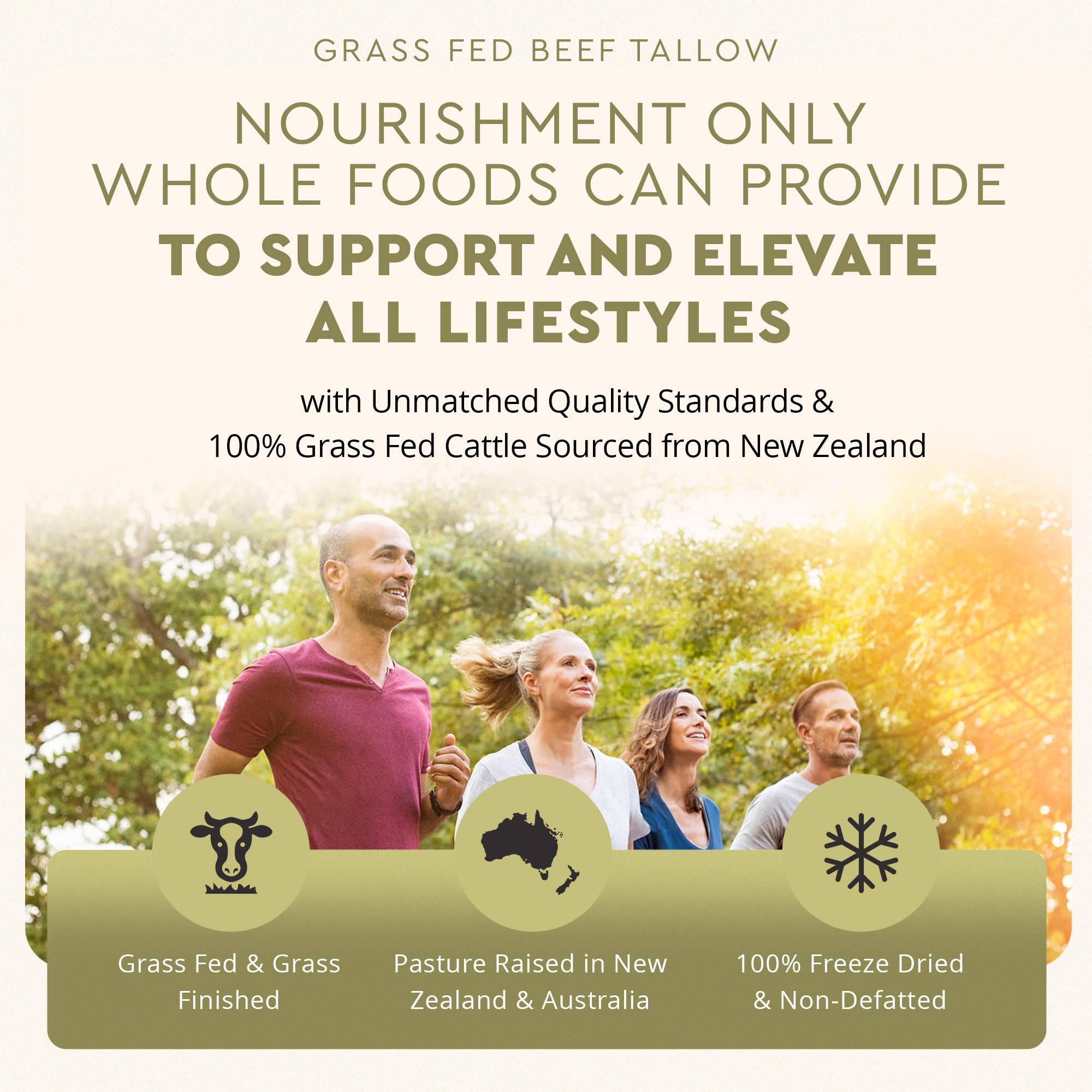 Ancestral Supplements Grass Fed Beef Tallow Capsules 3000mg - Natural Kidney Fat Supplement for Bone, Teeth, Gum & Skin Health - Supports Immune System & Overall Wellness - Non-GMO, 180 Capsules - Ideal for Keto, Paleo & Ancestral Diet Lovers