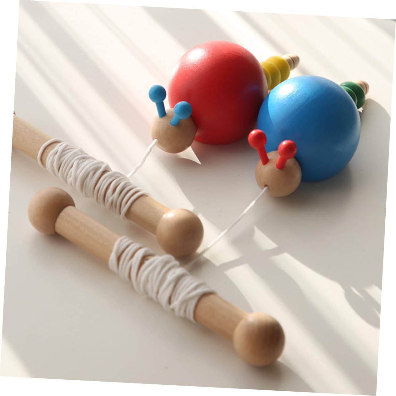 HEMOTON Wooden Pull Toy Set for Toddlers - Fun Educational Walking & Learning Toy for Kids - Perfect for Indoor Play, Outdoor Activities & Early Childhood Development