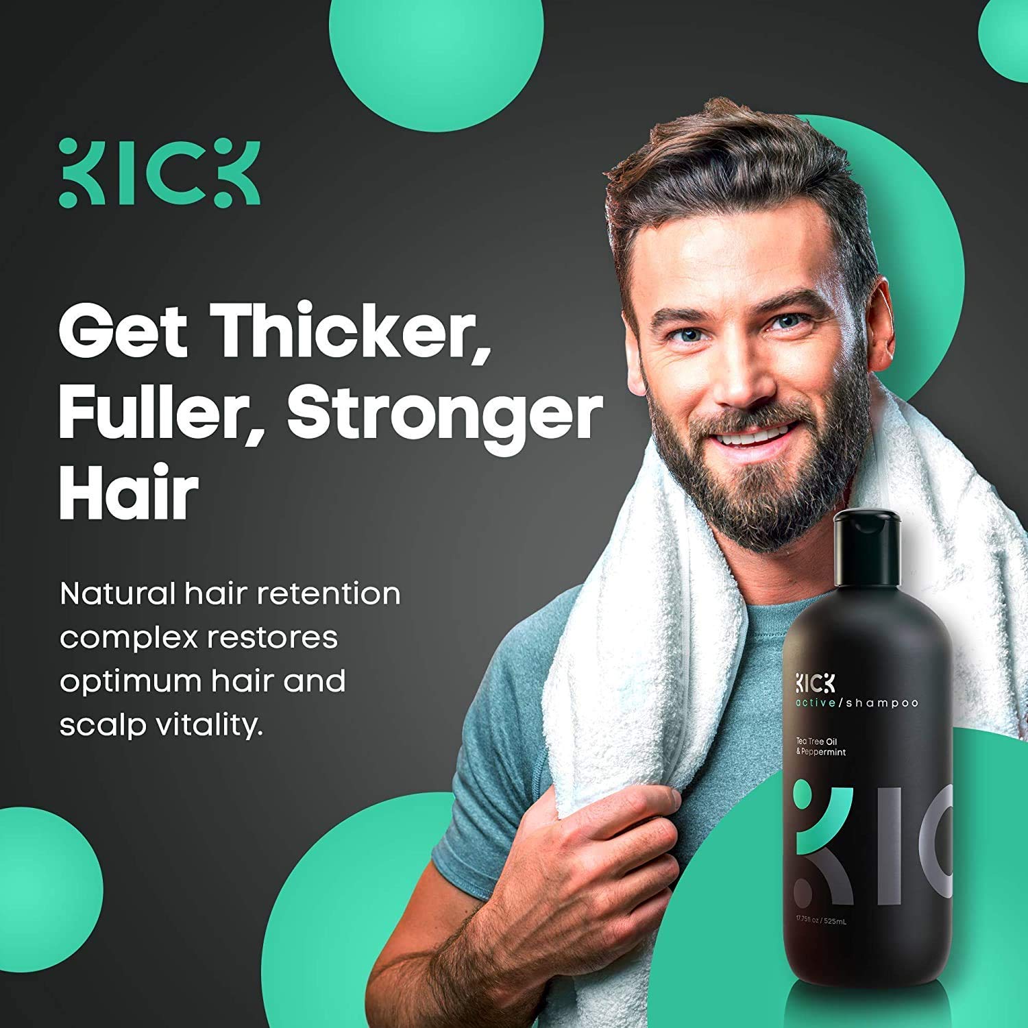 Tea Tree & Peppermint Shampoo and Conditioner Set for Men & Women - Anti-Dandruff Treatment for Itchy Scalp, Hair Loss Prevention & Thinning Hair Care - High Performance Hair Growth Bundle for Daily Use at Home or Gym