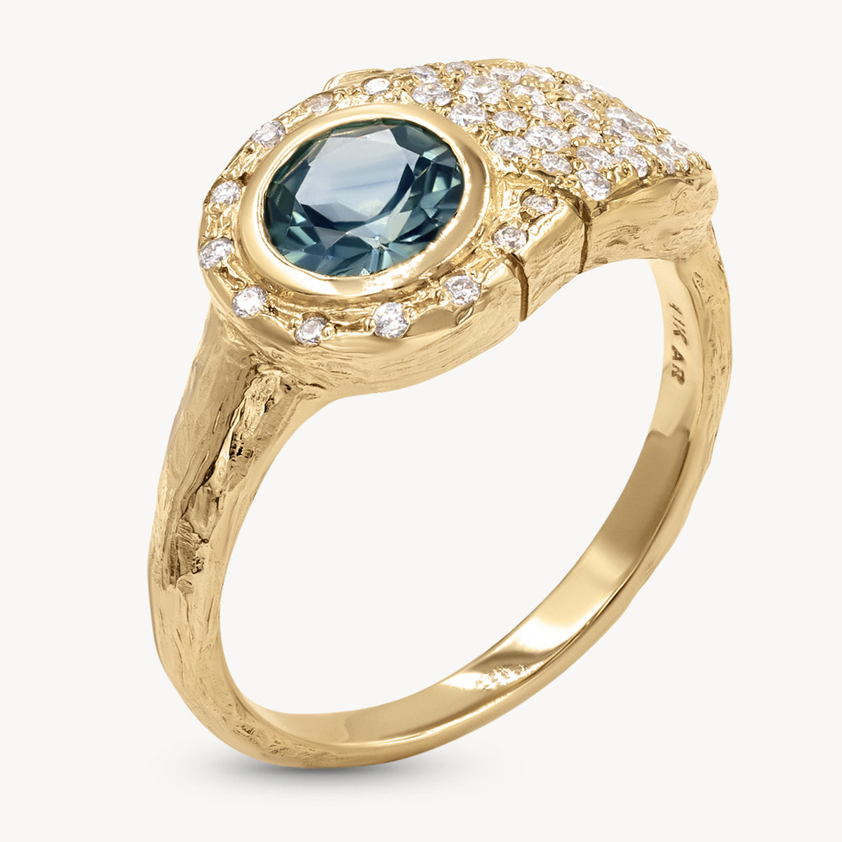 Birthstone Lock Ring - Personalized Sterling Silver Jewelry for Women - Perfect Gift for Birthday, Anniversary & Valentine's Day - Elegant Everyday Wear & Special Occasions
