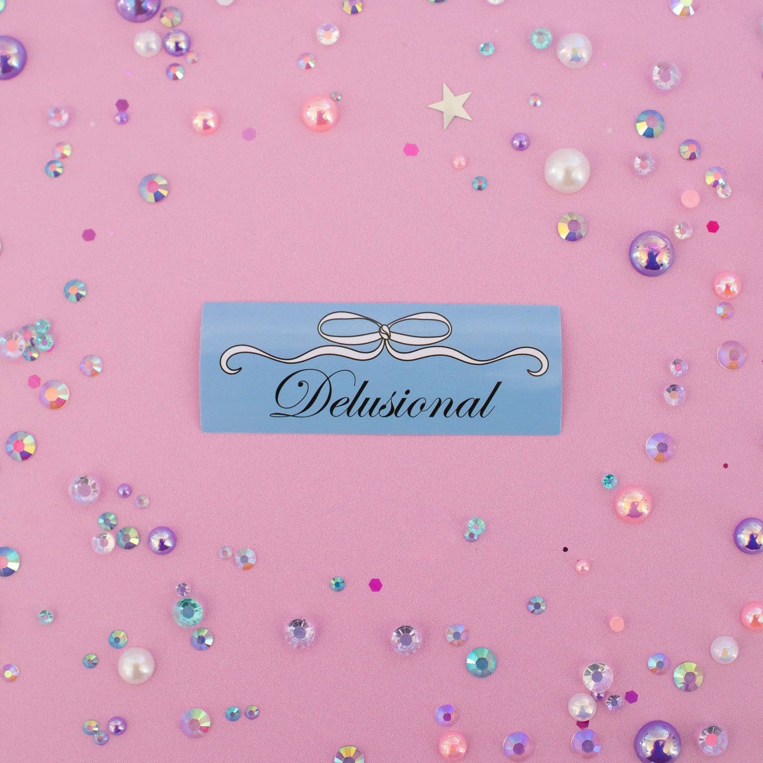 Delusional Sticker Pack - Unique Funny Vinyl Decals for Laptops, Water Bottles & DIY Crafts - Perfect for Scrapbooking, Journaling & Personalizing Gifts