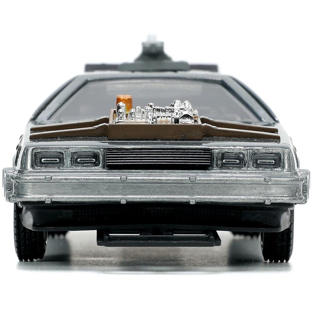 Jada Toys Back to The Future Part III 1:32 Scale Die-Cast Time Machine Car - Collectible Toy for Kids & Adults - Perfect for Display, Gifts, and Movie Fans