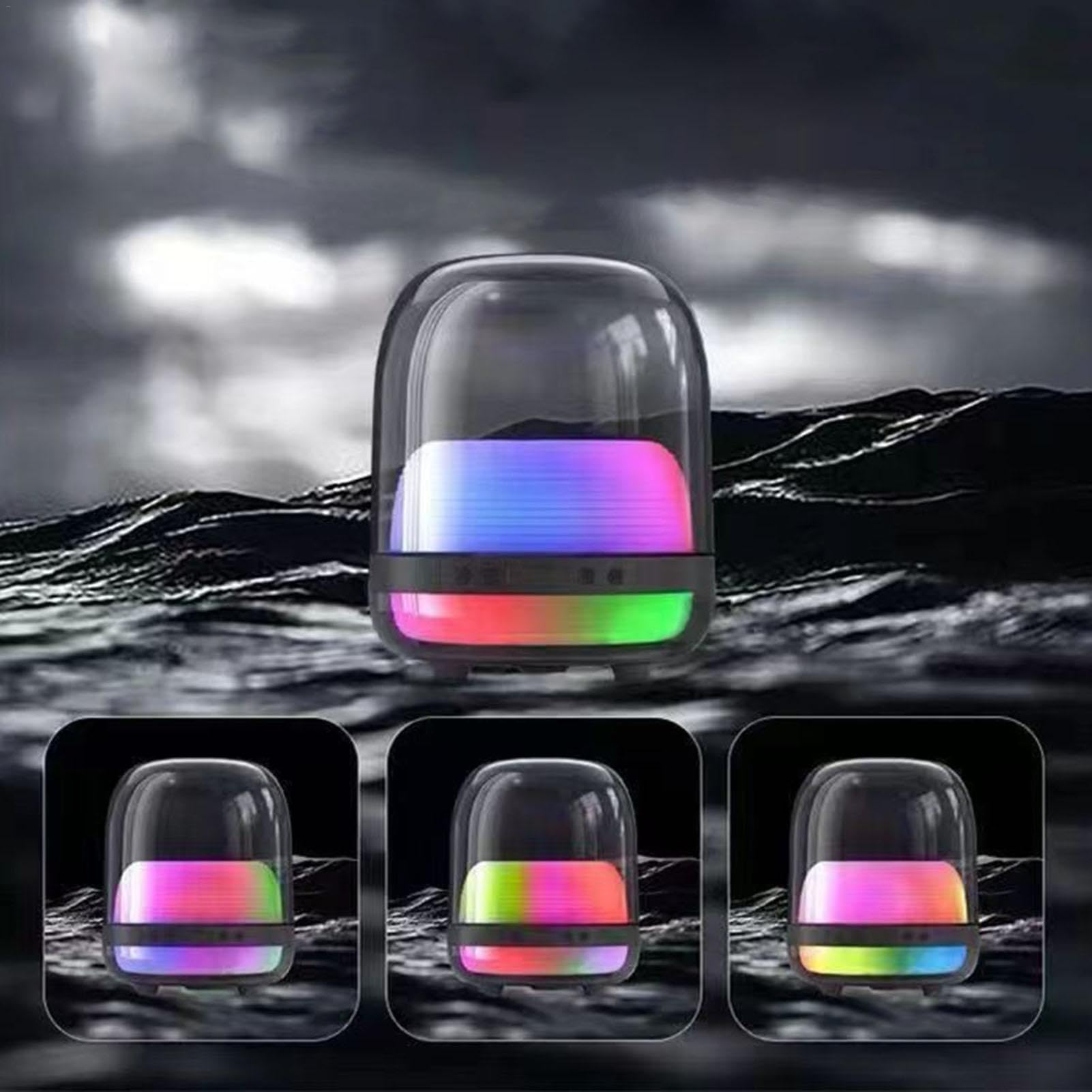 Huayeex Wireless Bluetooth Speaker with Surround Sound - Portable Loudspeaker for Home, Dorm, Apartment & Outdoor Use | Perfect for Parties, Travel, Backyard Gatherings & Indoor Entertainment