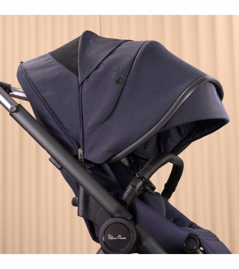 Silver Cross Reef Stroller with Folding Bassinet - Lightweight Compact Travel Baby Stroller for Newborns & Toddlers - Perfect for Shopping, Travel & Daily Walks