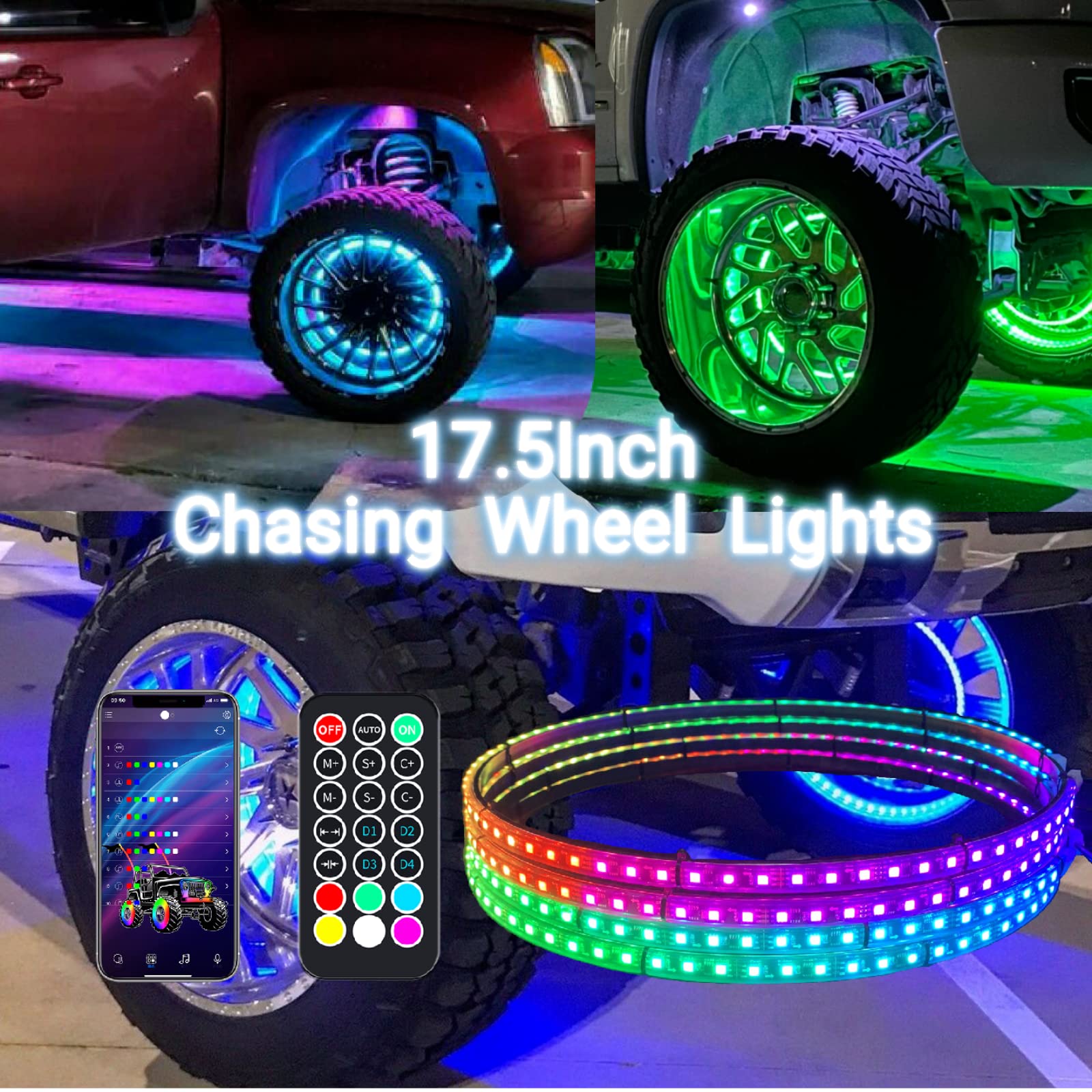 4pcs 17.5