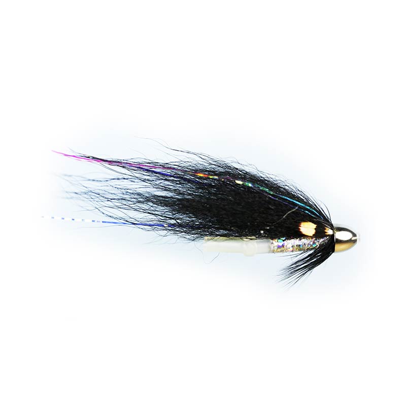 Premium Caledonia Silver Stoat Conehead Tube Fly for Trout & Salmon Fishing - Ideal for Streams, Rivers & Fly Fishing Adventures