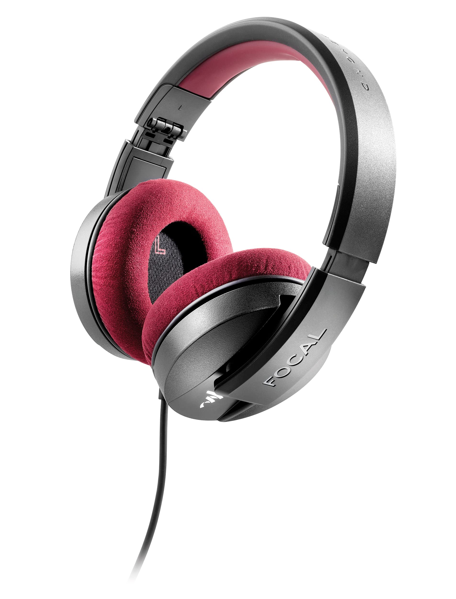 Focal Listen Professional Closed-Back Over-Ear Headphones - Noise Isolating Studio Monitor Headset with High-Fidelity Sound (Black) - Perfect for Music Production, Gaming & Audio Mixing