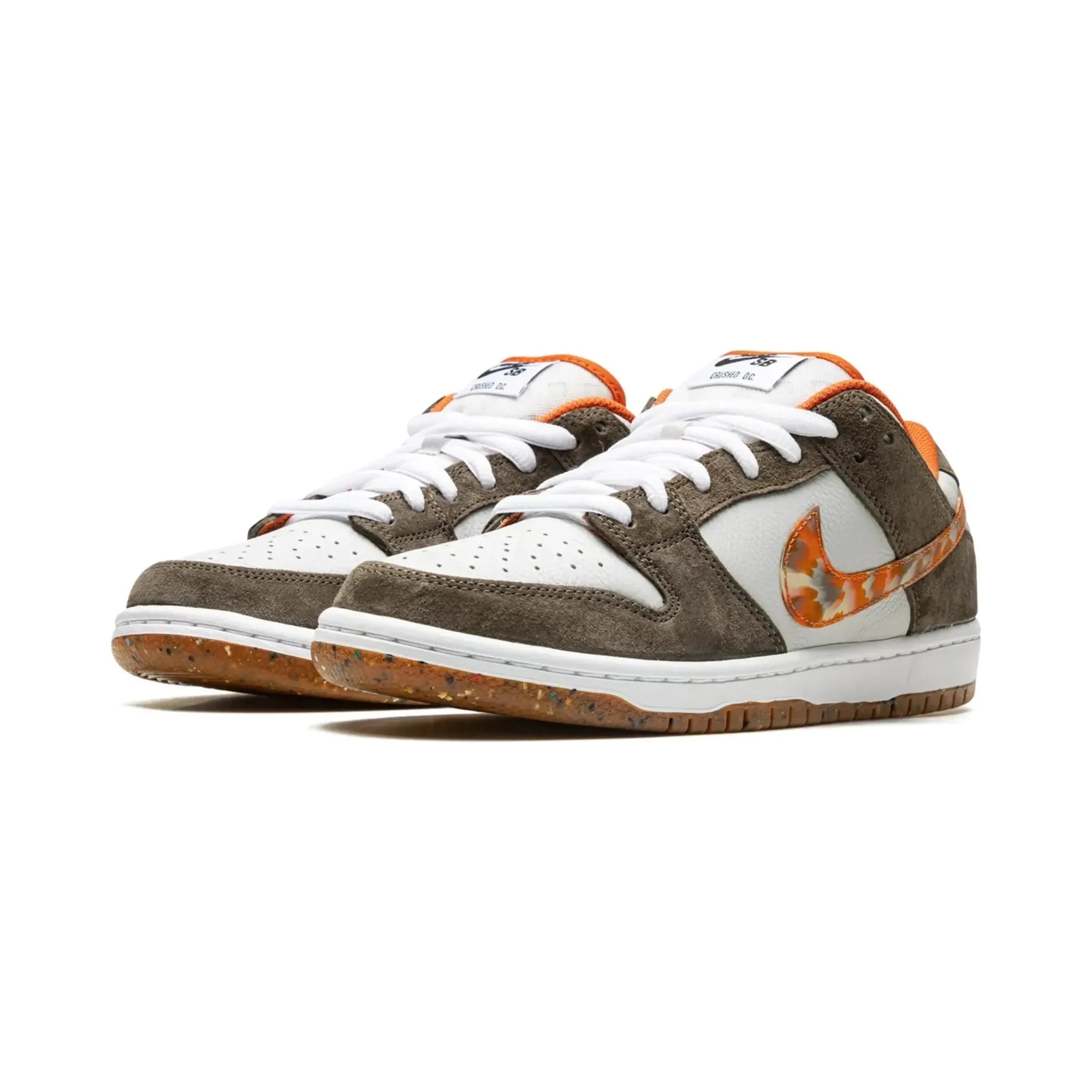 Nike SB Dunk Low X Crushed DC Golden Hour Skateboarding Shoes - Casual Sneakers for Men & Women - Perfect for Streetwear, Skateboarding, and Everyday Fashion