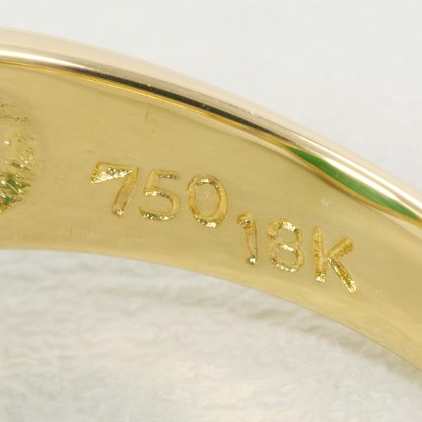 18K Yellow Gold Chrysoprase Ring for Women - Elegant Green Gemstone Jewelry for Engagement, Wedding & Special Occasions