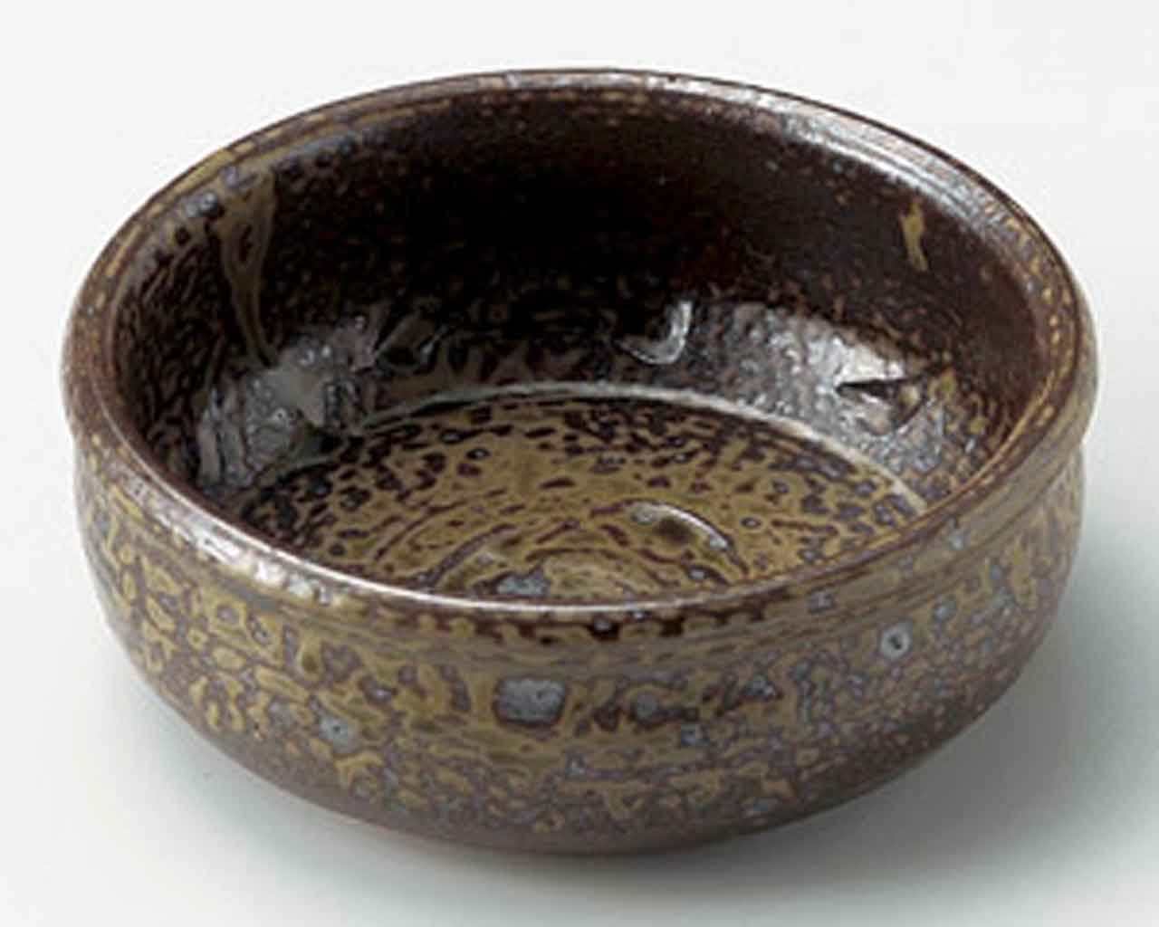 Haifuki Sogi 5.7 Inch Set of 2 Brown Ceramic Plates - Japanese Handmade Tableware for Dining, Serving & Home Decor