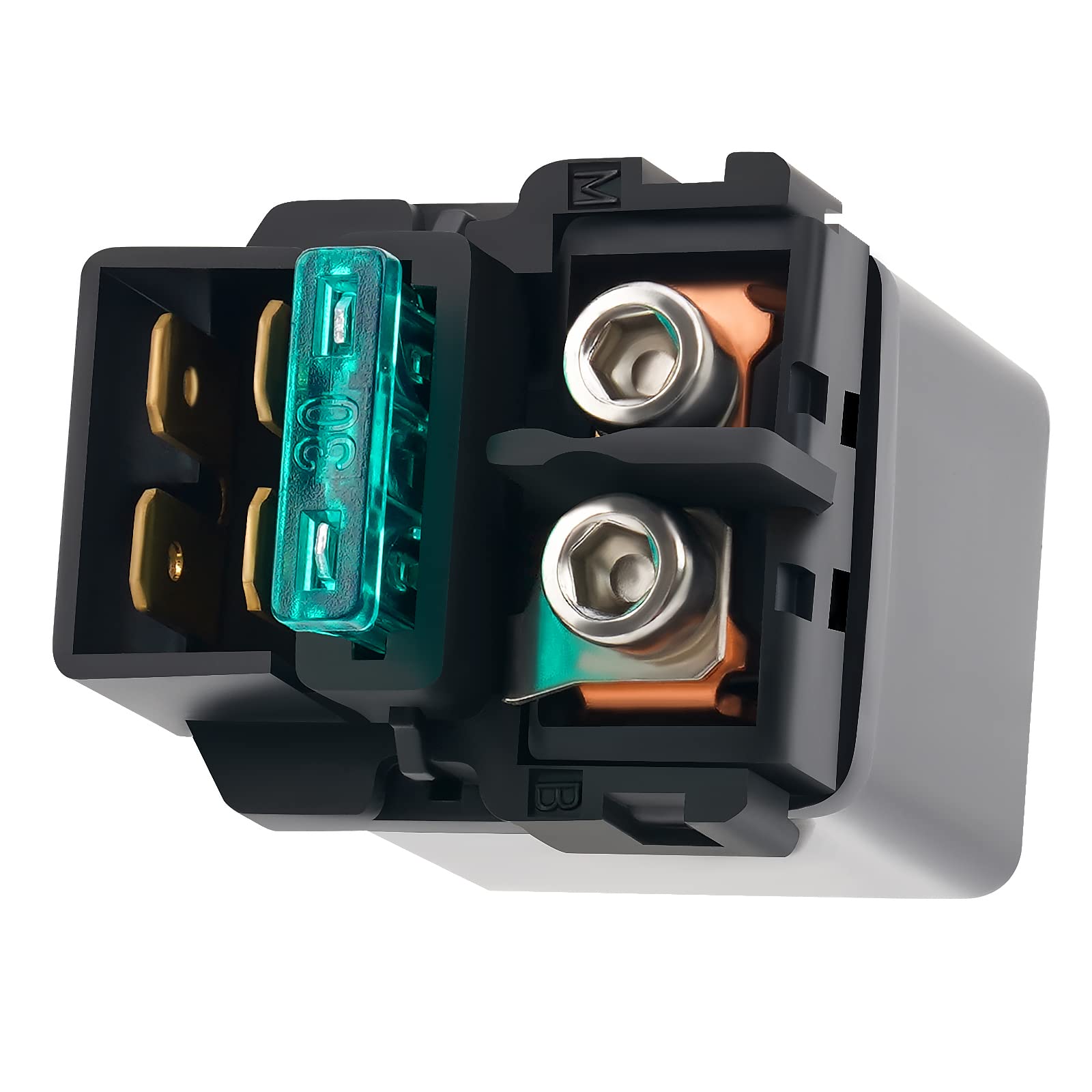 AHL Starter Solenoid Relay Compatible with Honda VFR750 VFR750F Interceptor 1990-1997 - Motorcycle Ignition Replacement Part for Smooth Engine Start | Perfect for DIY Repairs & Motorcycle Maintenance