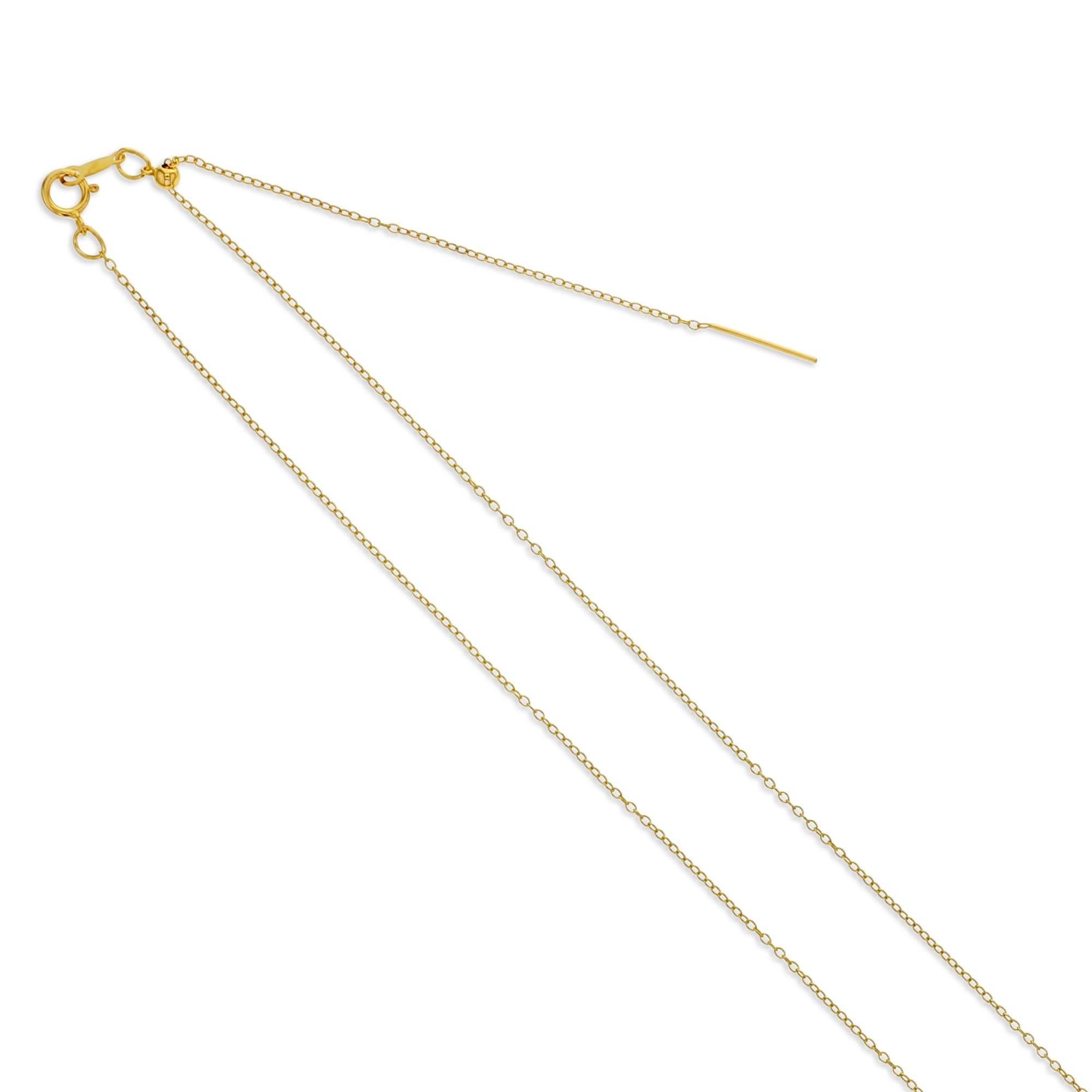 14K Yellow Gold Filled Add-A-Bead Threader Chain Necklace for DIY Jewelry Making & Layering - Perfect for Bracelets, Necklaces & Personalized Gifts