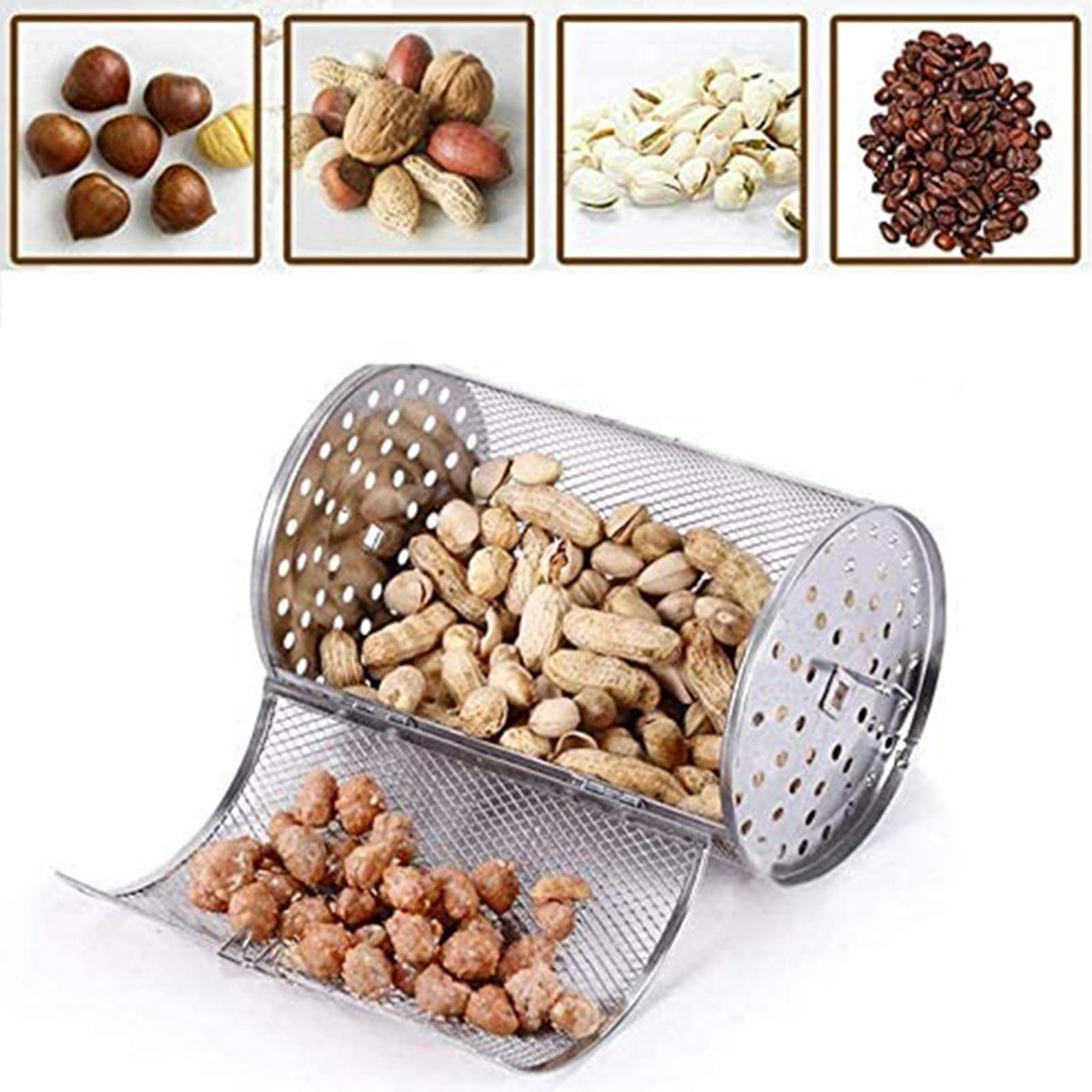 Stainless Steel Oven Basket - Uniform Heating Baking Cage for Kitchen, Home & Outdoor BBQ | Perfect for Roasting Vegetables, Baking Bread & Grilling Meats