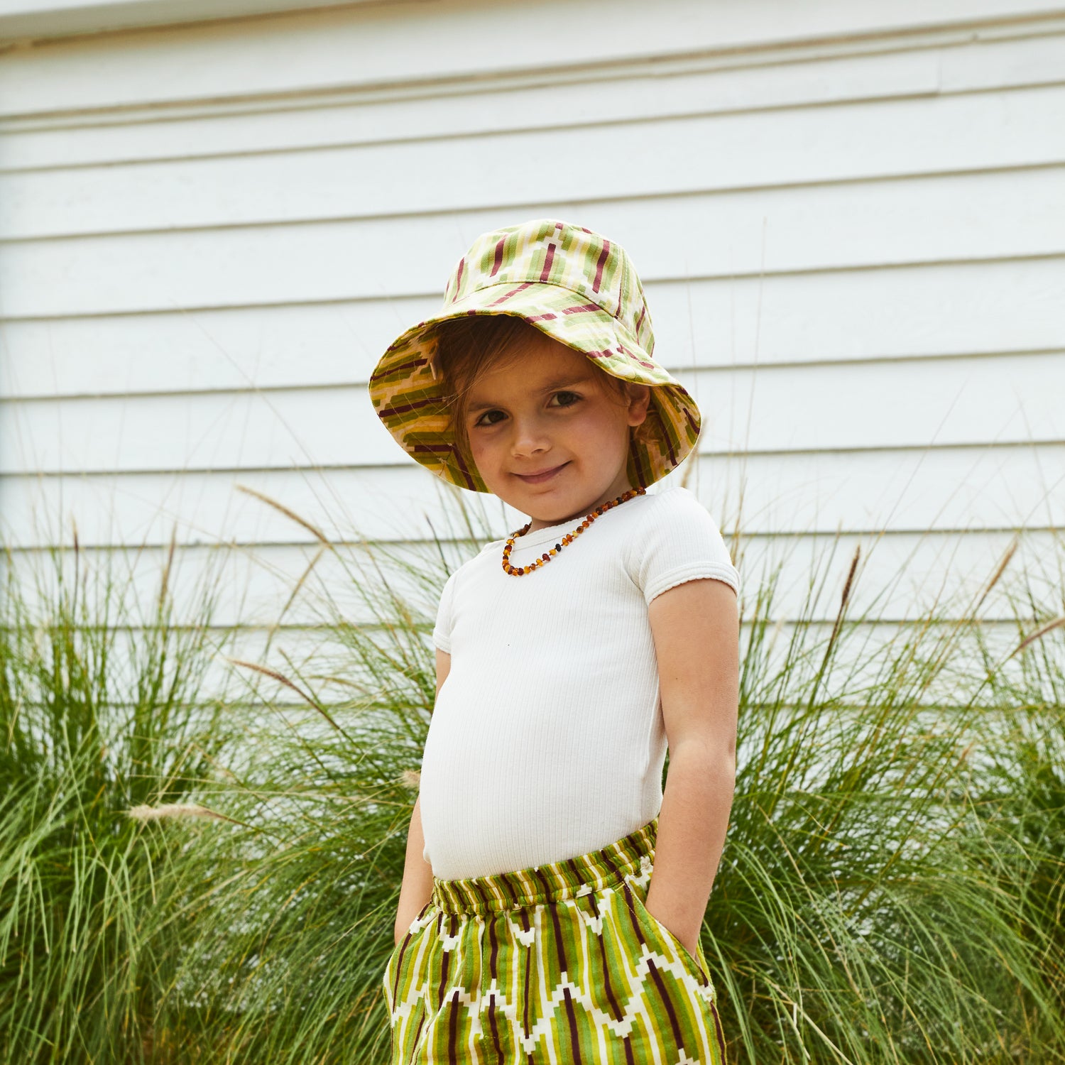 Nisha Kids Hat - Soft & Comfortable Sun Hat for Boys & Girls - UV Protection & Breathable Fabric - Perfect for Outdoor Play, Beach, and Summer Activities
