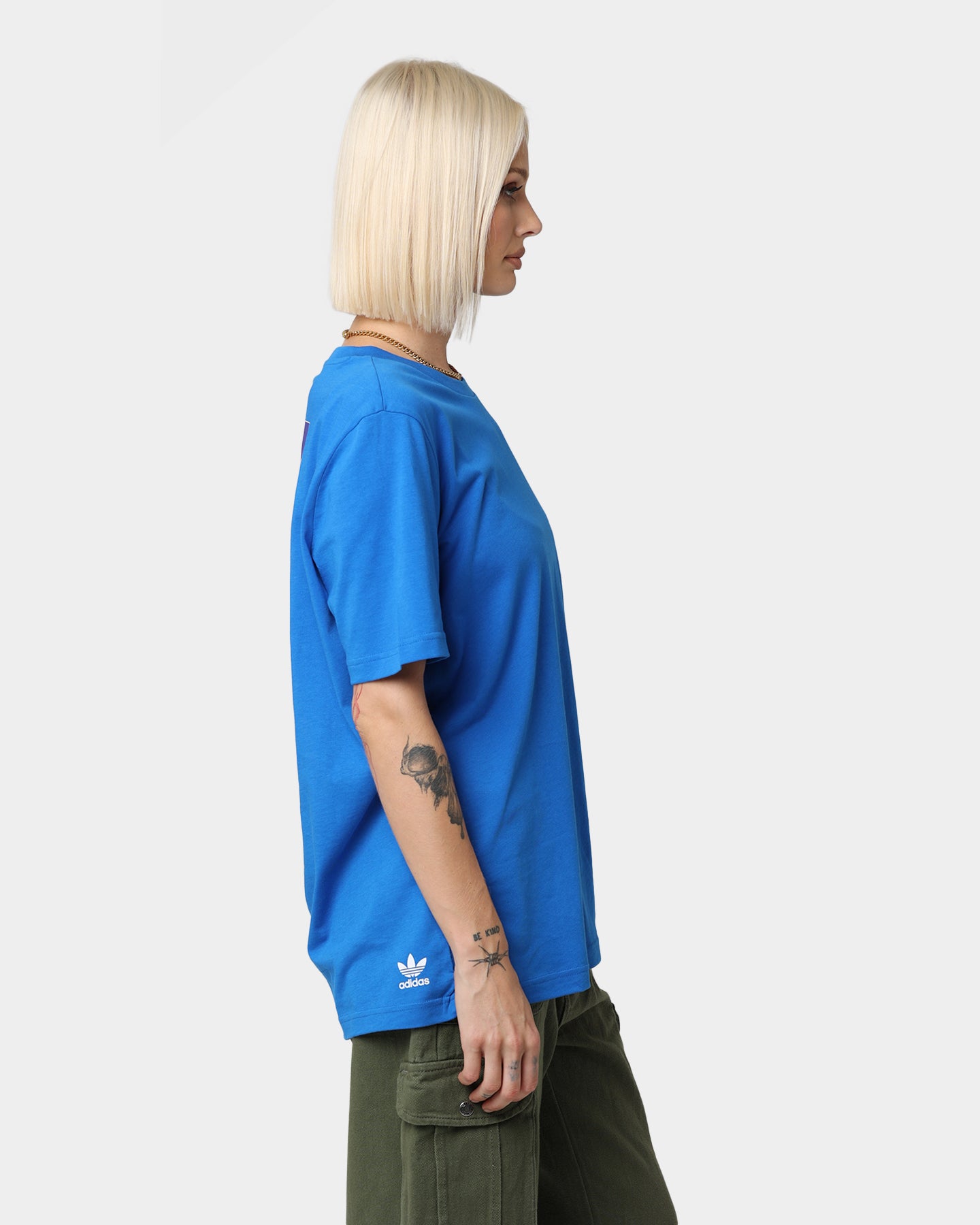 Adidas Yung Z T-Shirt for Men - Core Bluebird Casual Tee - Perfect for Gym, Running & Everyday Wear