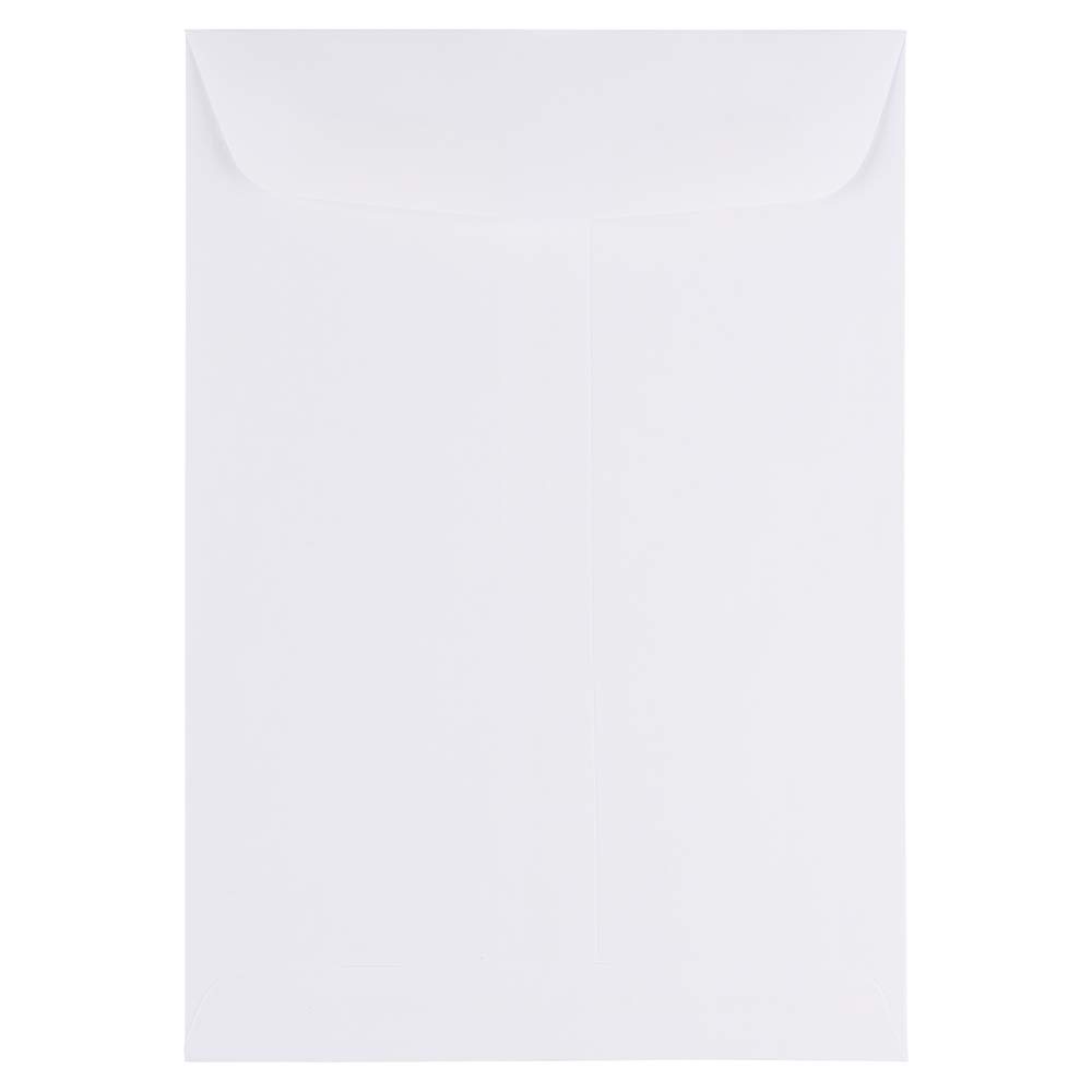 JAM PAPER 7 x 10 Open End Catalog Commercial Envelopes - White - Bulk 500/Box - Perfect for Business Mailings, Office Documents & Direct Marketing Campaigns
