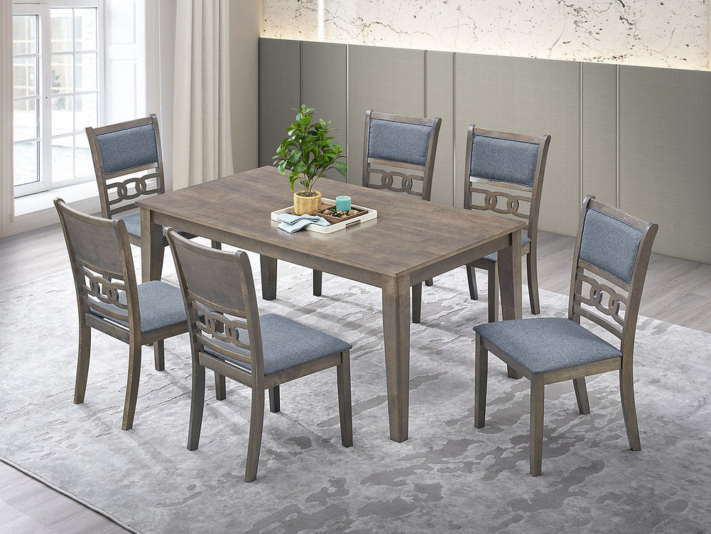 Bennington Dark Grey Upholstered Dining Chair - Comfortable Modern Kitchen & Dining Room Furniture for Home, Restaurant, and Office Use