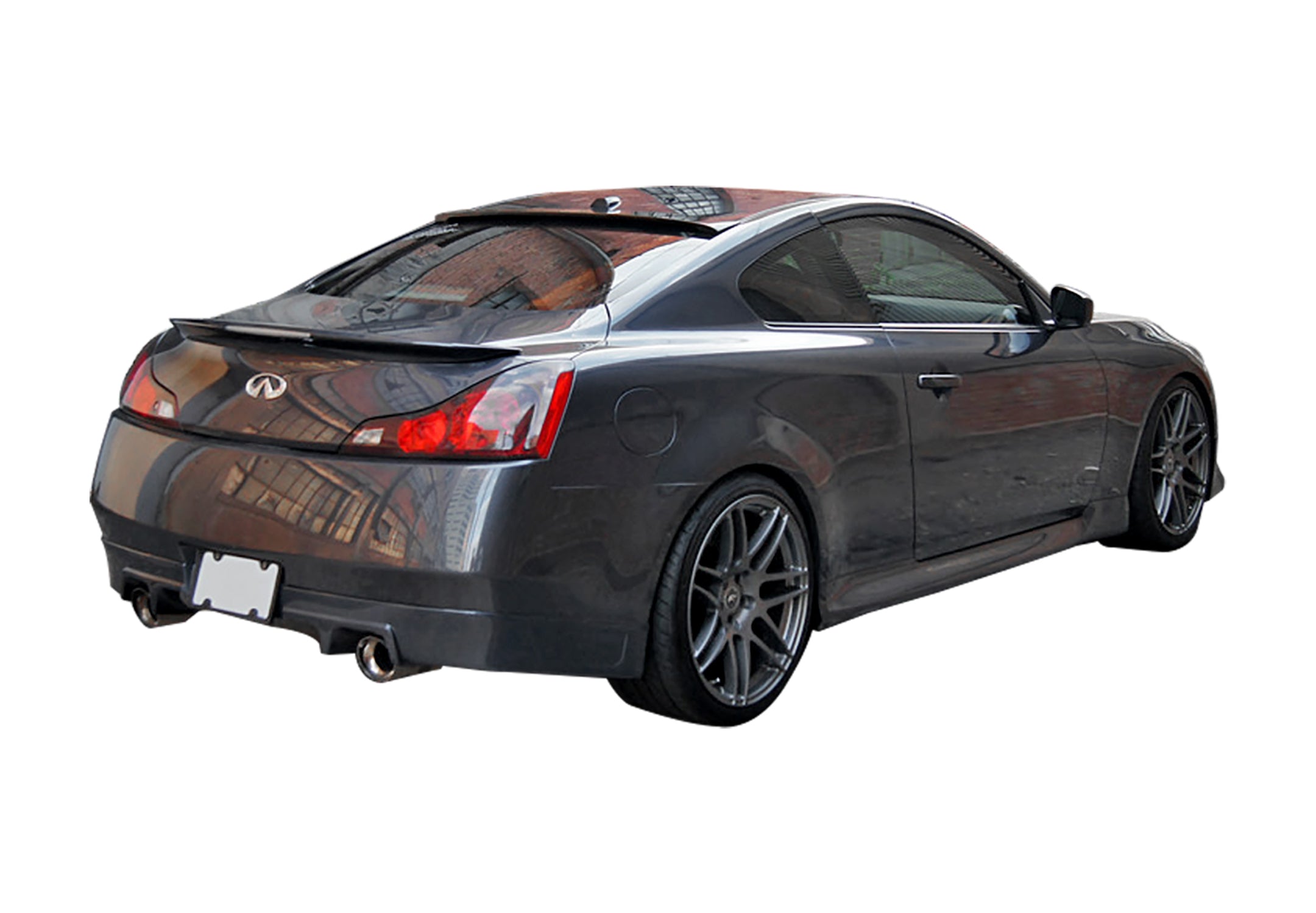 2008-2013 Infiniti G37 Coupe Rear Roof Spoiler - KB11924 - High Performance Carbon Fiber Trunk Lip for Enhanced Aerodynamics & Sporty Style - Perfect for Car Enthusiasts & Street Racing
