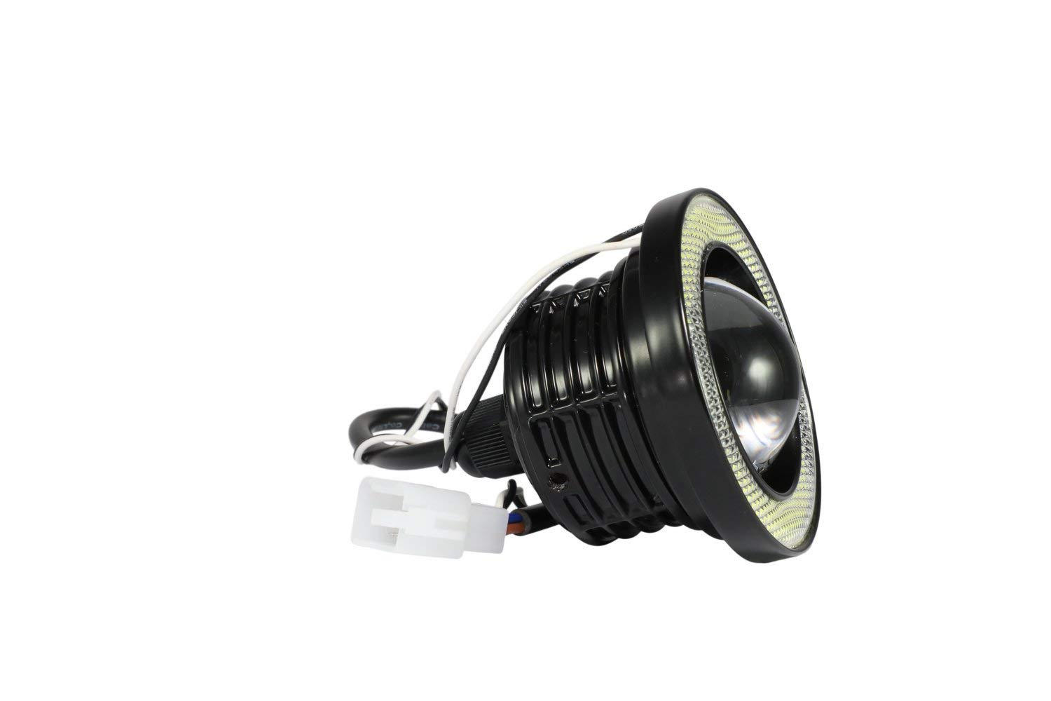 2011-2014 Dodge Avenger White LED Halo Fog Lights Kit - Durable Driving Lights for Night Visibility & Off-Road Adventure - Perfect for Foggy Conditions, Highway Driving & Car Customization