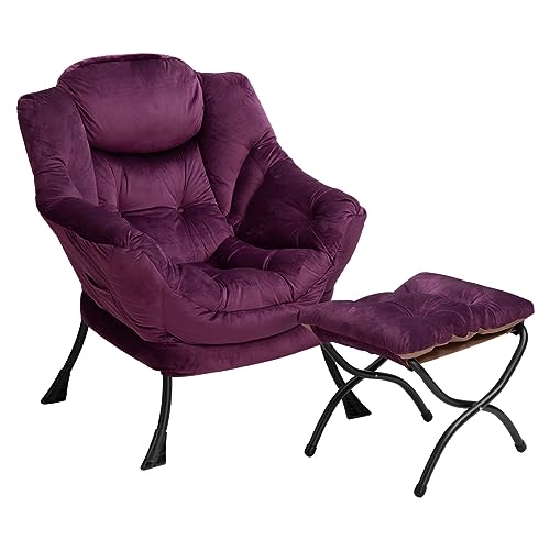 Deep Purple Chair&stool