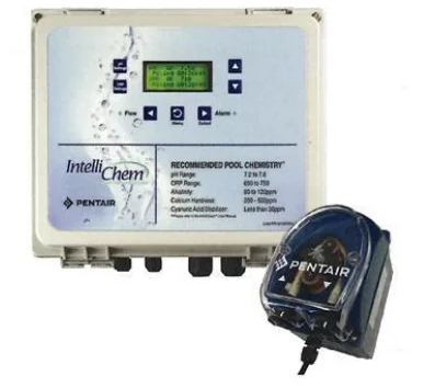 Pentair IntelliChem Chemical Controller with Dosing Pump - Perfect for Pool & Spa Water Treatment Automation