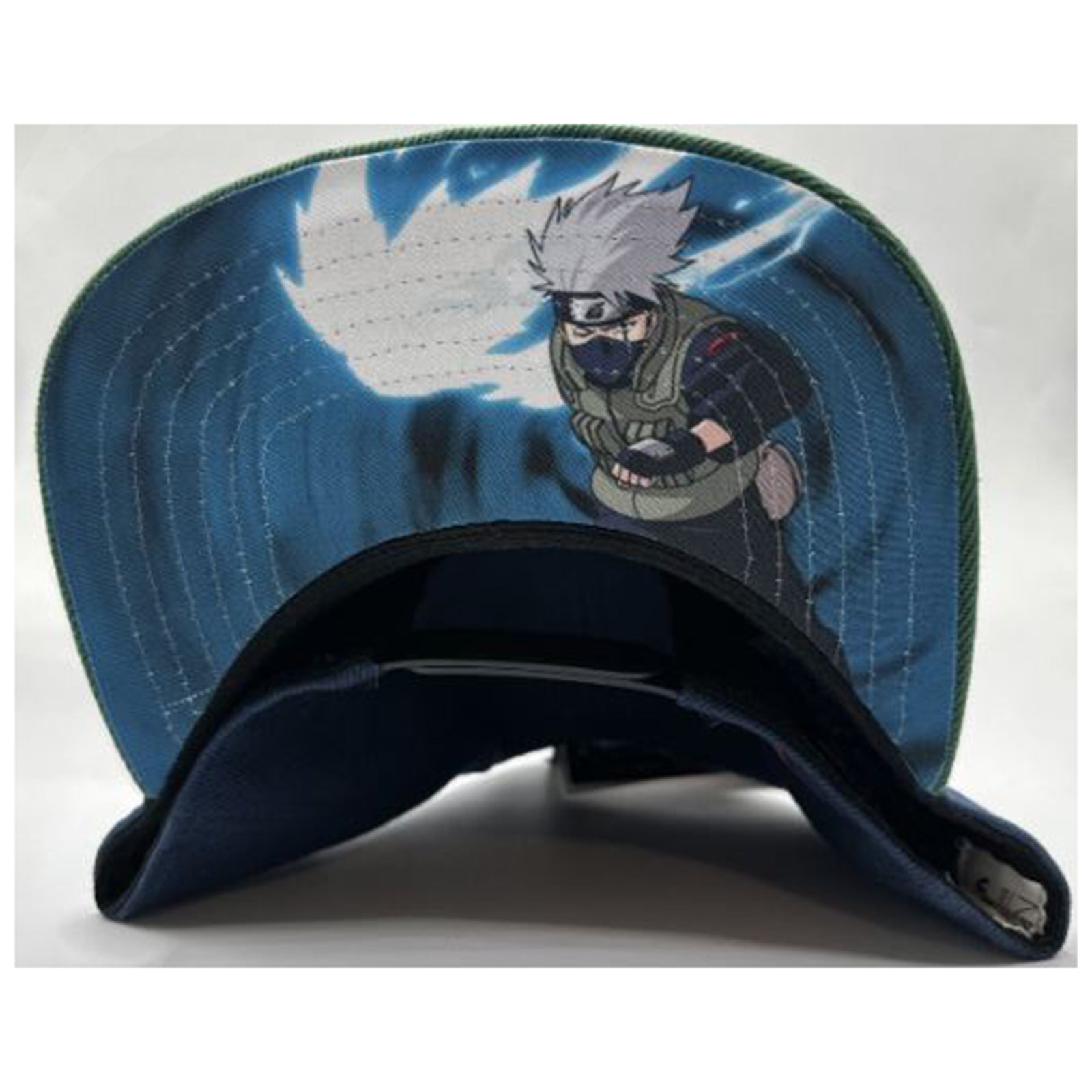 Naruto Kakashi Character Print Snapback Hat - Anime Cosplay Cap for Fans - Perfect for Cosplay, Conventions, and Daily Wear