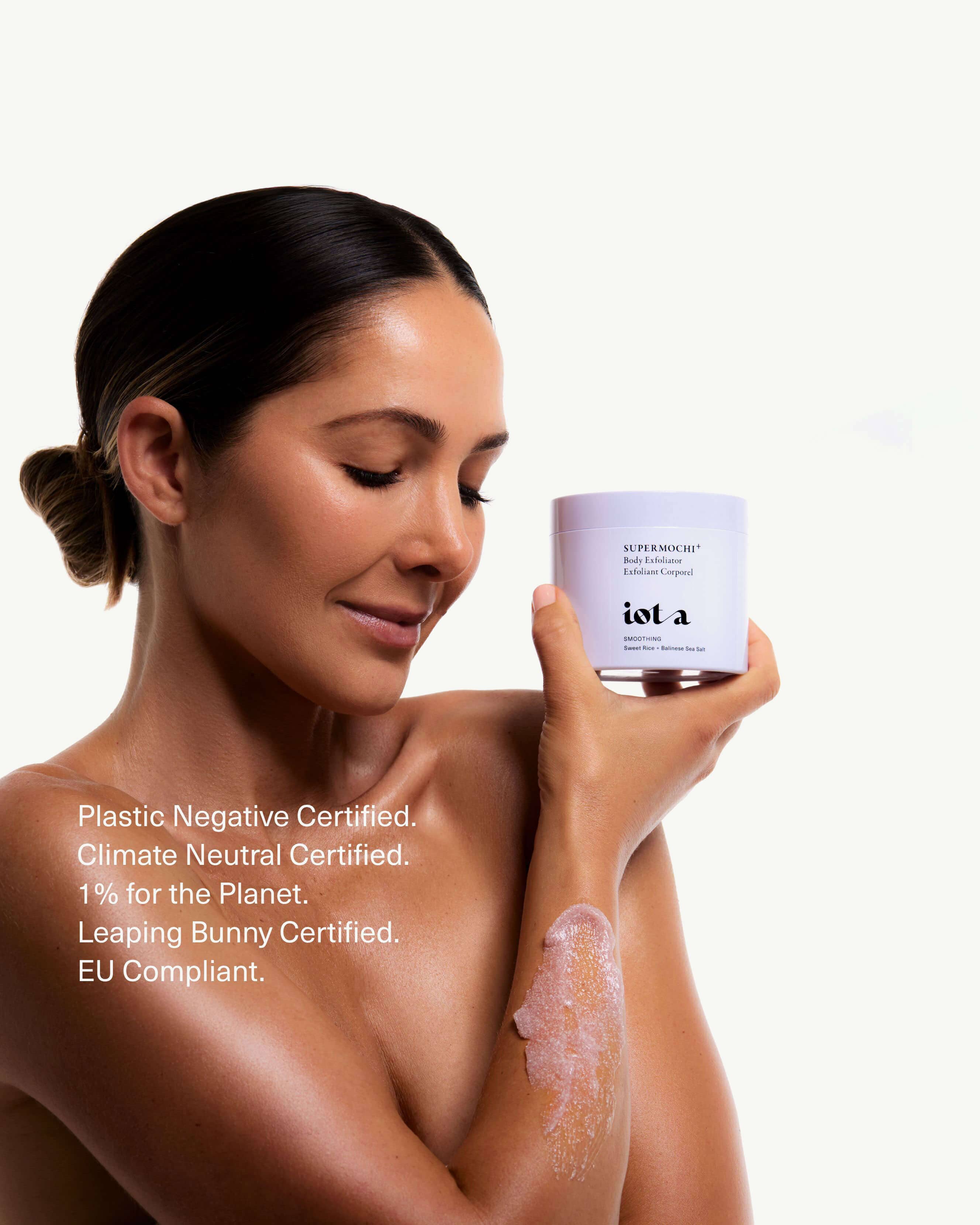 SuperMochi Exfoliating Body Scrub - Gentle Skin Polish for Smooth & Glowing Skin - Perfect for Dry Skin & Pre-Shave Exfoliation - Spa & Home Skincare Routine