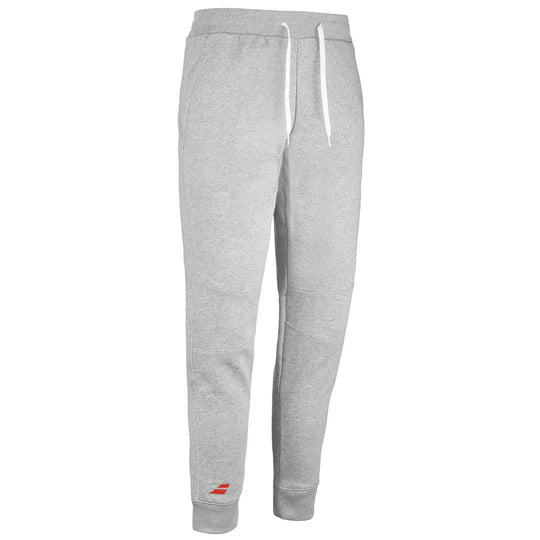 Babolat Men's Jogger Pants 3002 - High Rise Heather Grey Workout & Running Pants for Gym, Yoga, and Casual Wear