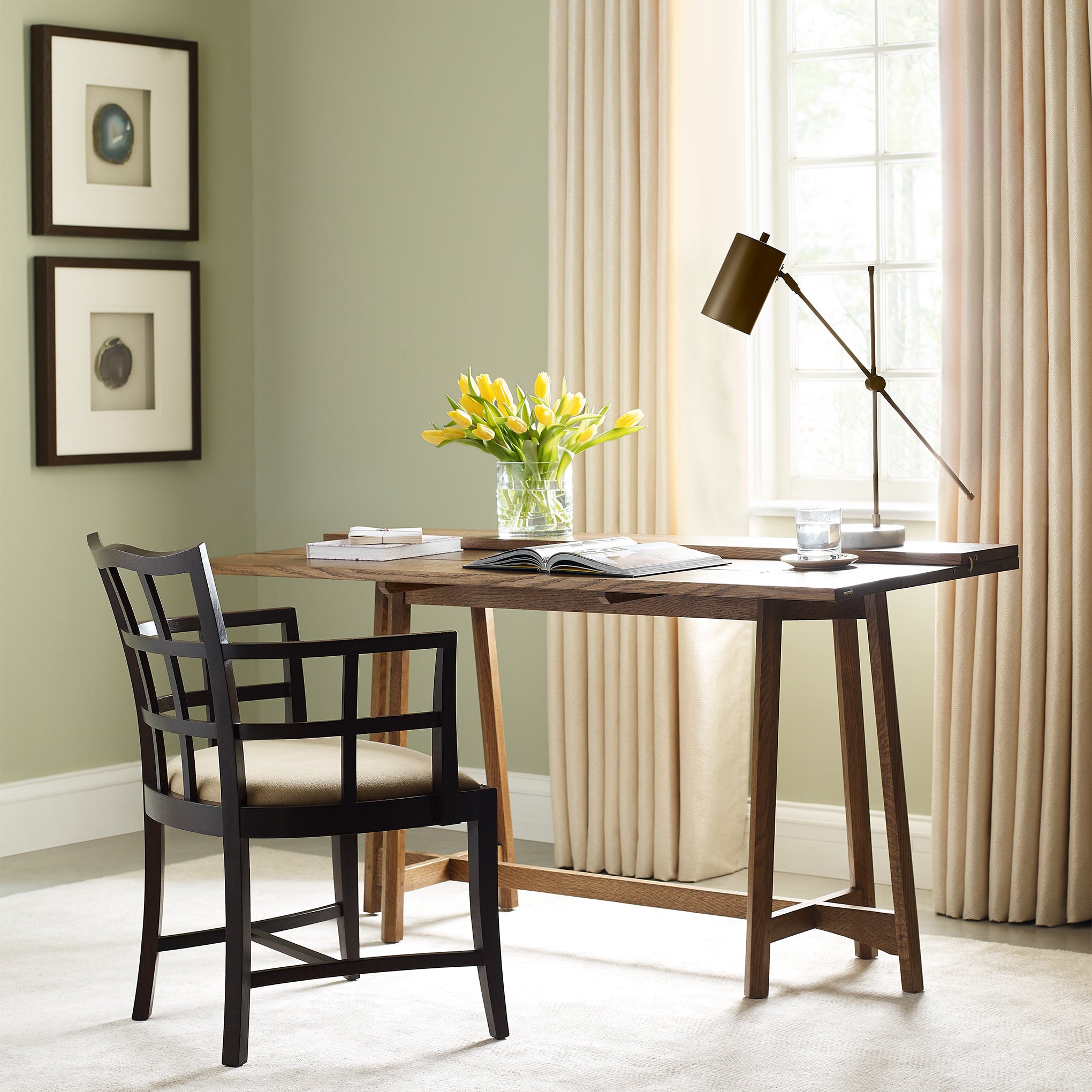 Surrey Hills Flip Top Console Table - Modern Entryway Table with Storage Shelf | Perfect for Small Spaces, Hallways & Living Rooms
