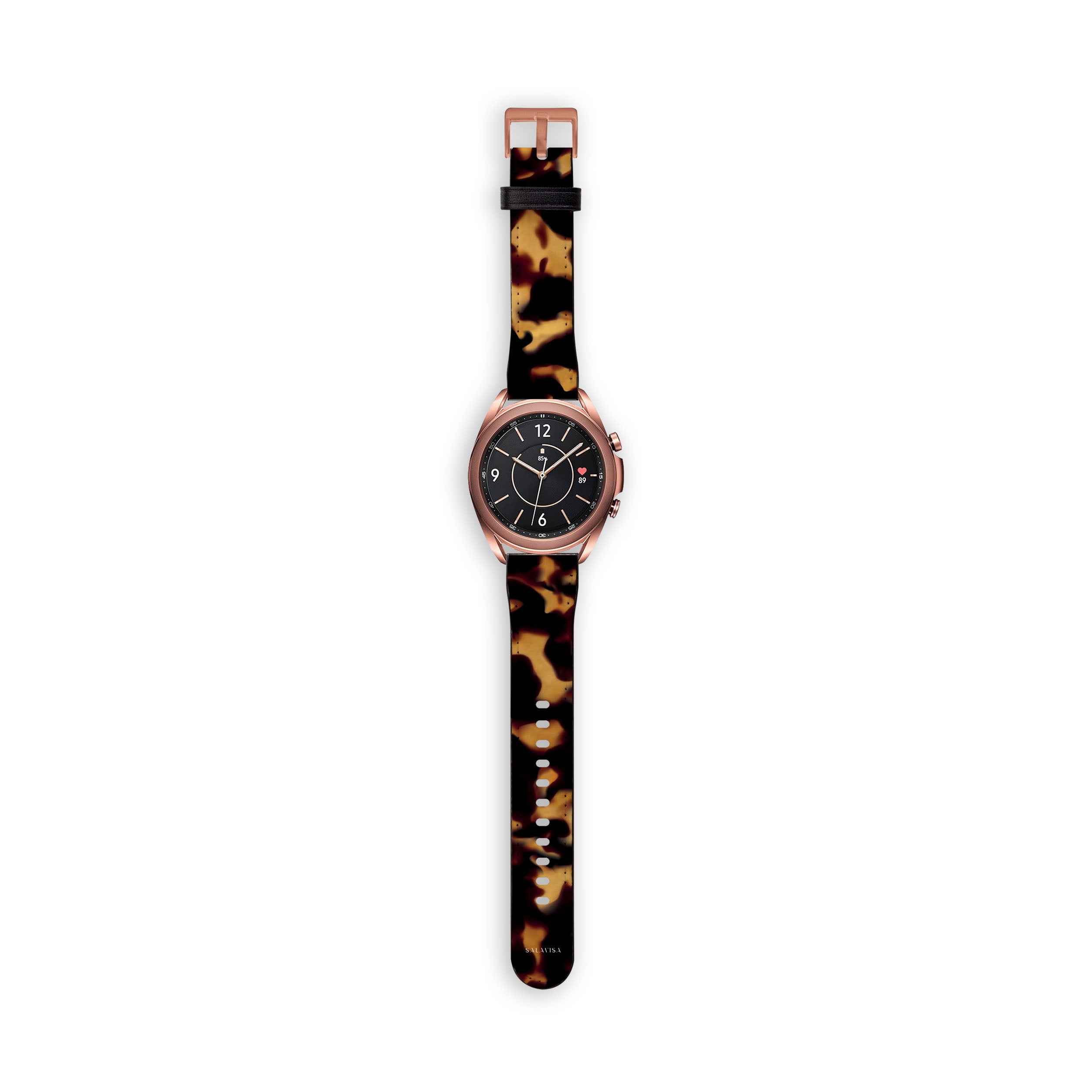 Premium Tortoise Dark Galaxy Watch Band - Stylish & Durable Replacement Strap for Smartwatches - Perfect for Workouts, Daily Wear & Fashion Accessories