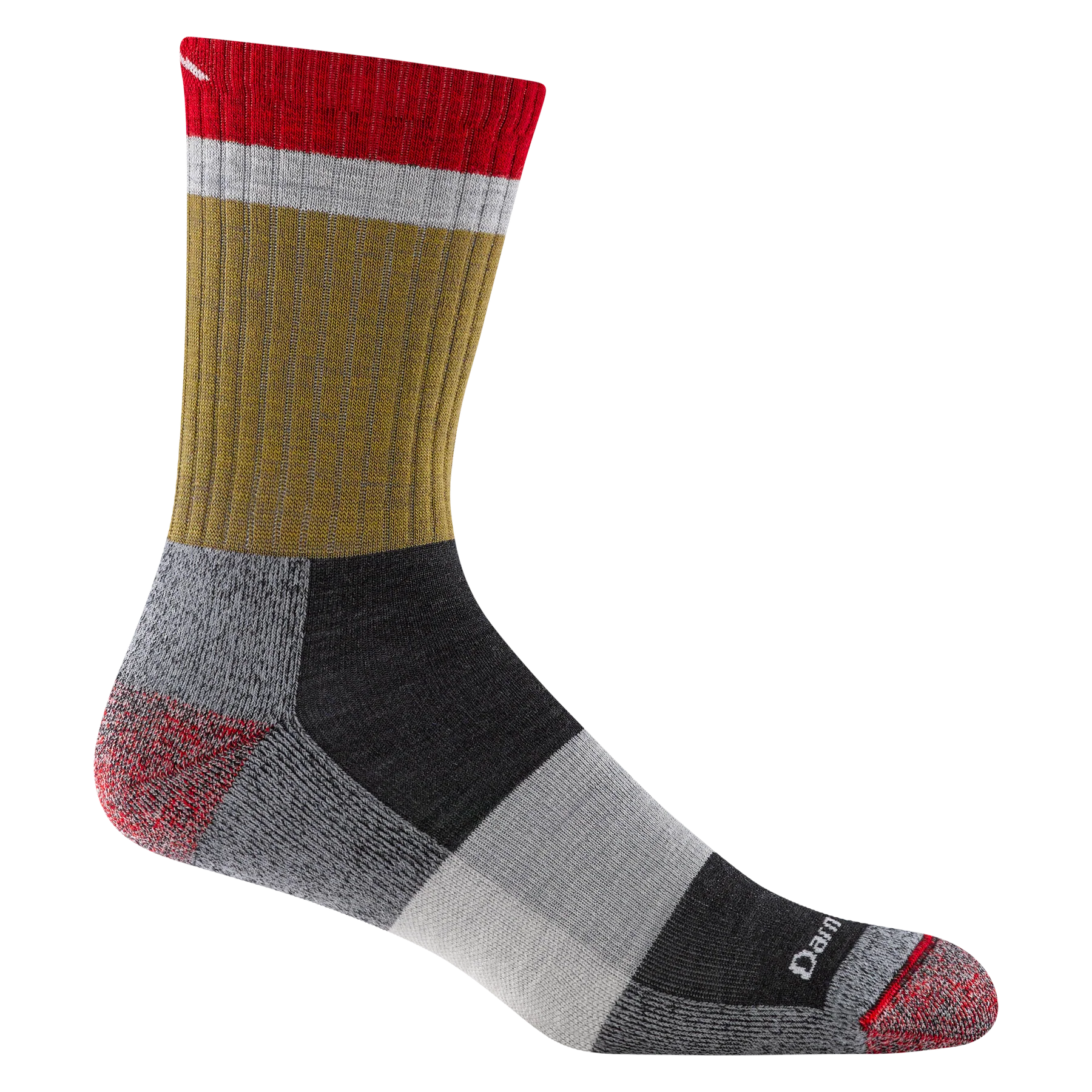 Darn Tough Men's Heady Stripe Hiker Lightweight Micro Crew Socks - Moisture Wicking & Cushioned for Hiking, Running & Outdoor Adventures