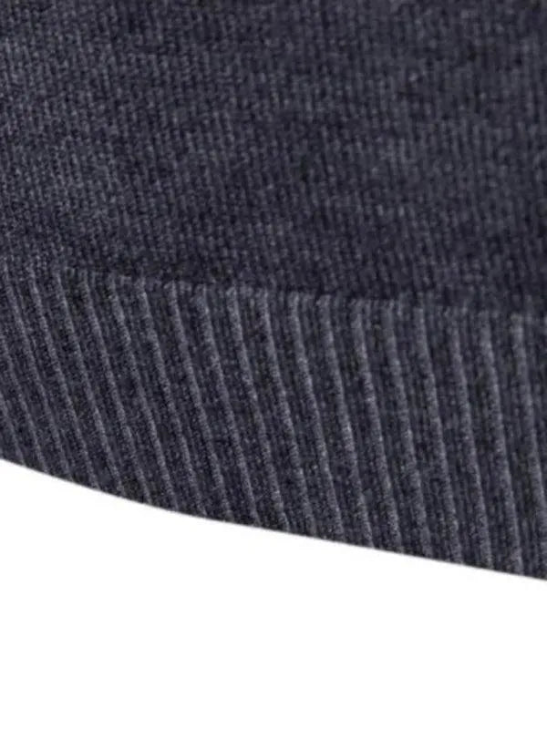 Men's Wool Knit Turtleneck Sweater - Thick Warm Winter Pullover for Casual Wear & Outdoor Activities