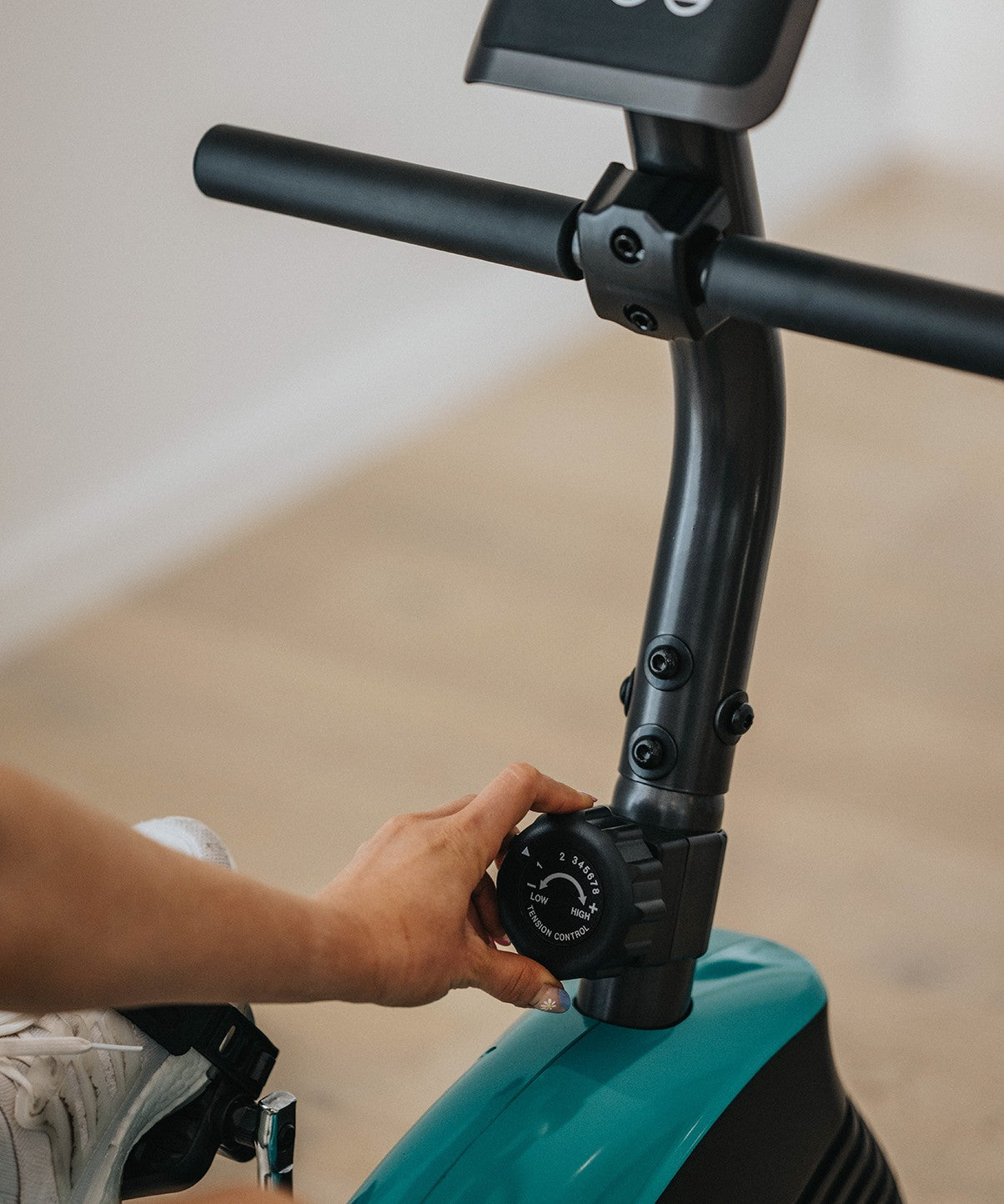 FitClub Recumbent Exercise Bike for Home Gym - Comfortable Indoor Cycling Bike with Adjustable Seat & LCD Display - Perfect for Seniors, Physical Therapy & Low-Impact Cardio Workouts