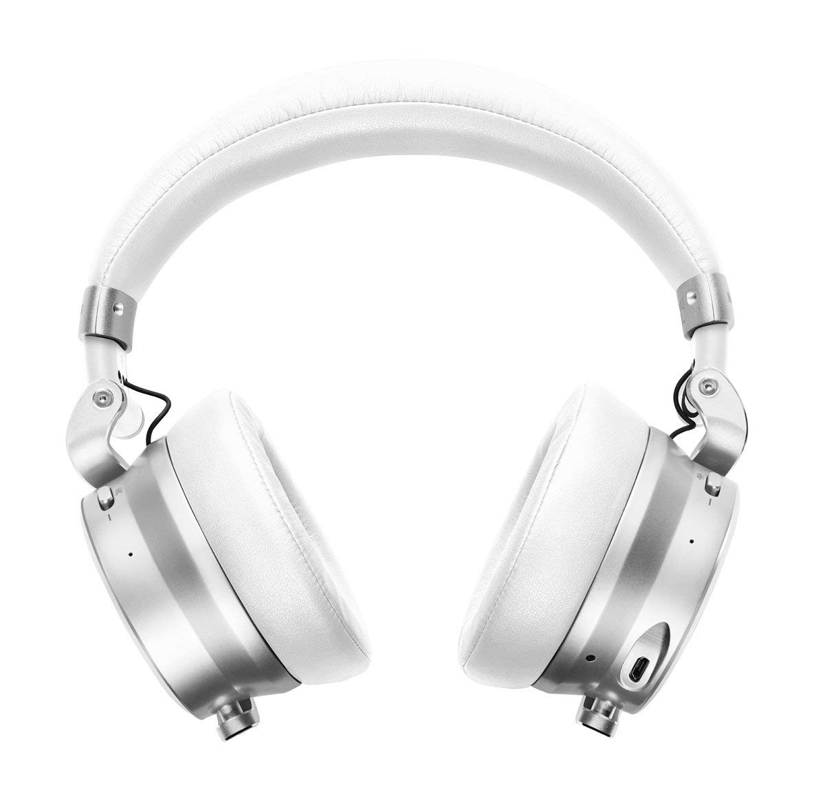 Meters OV-1-B-Connect Wireless Bluetooth Headphones with Active Noise Cancellation - Over-Ear Comfort - Hi-Fi Sound - White - Perfect for Travel, Work & Home Entertainment