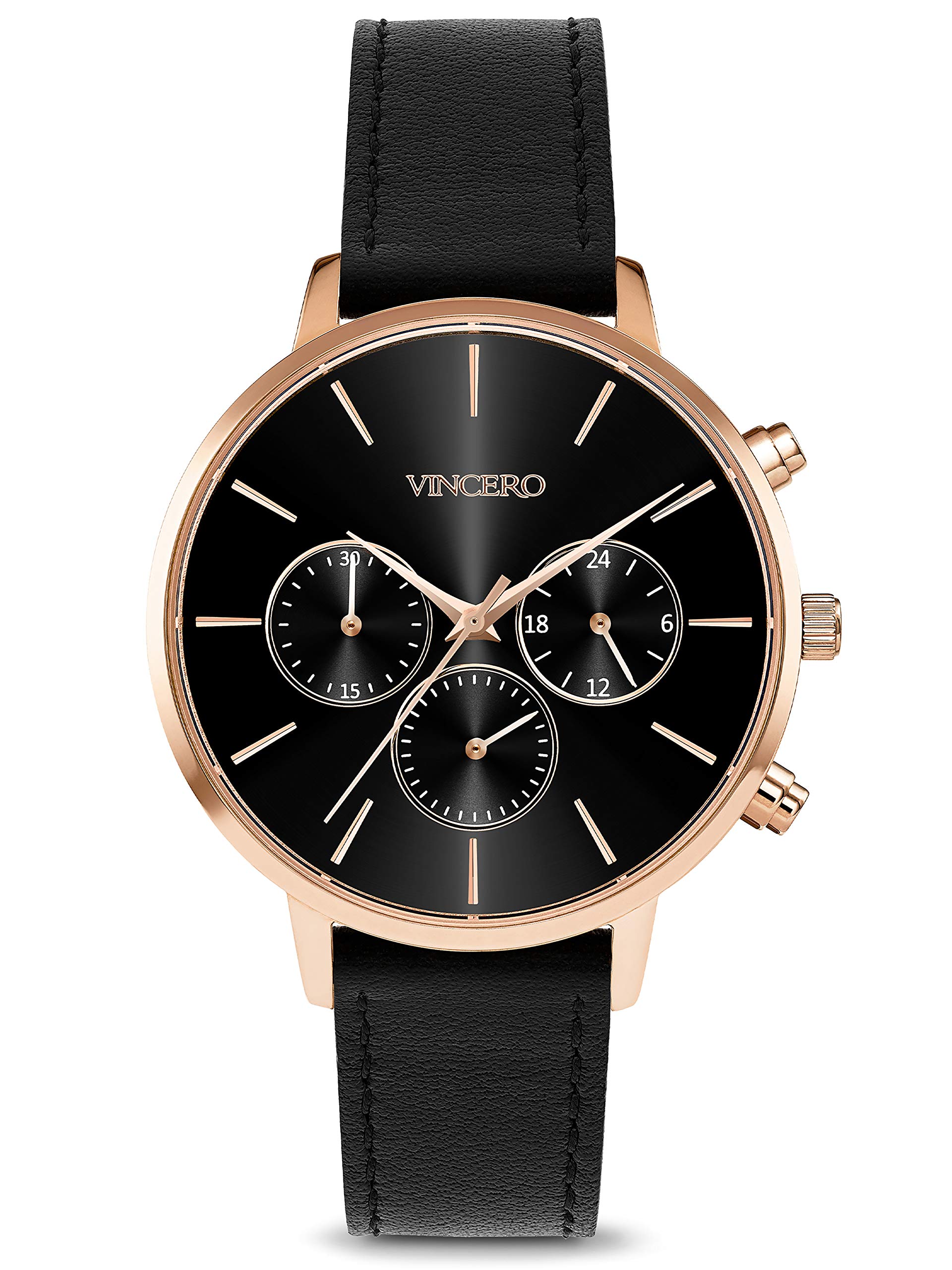 Vincero Kleio Luxury Watch for Women - Elegant Stainless Steel Analog Watch with Genuine Leather Strap - Perfect for Business, Casual, and Special Occasions
