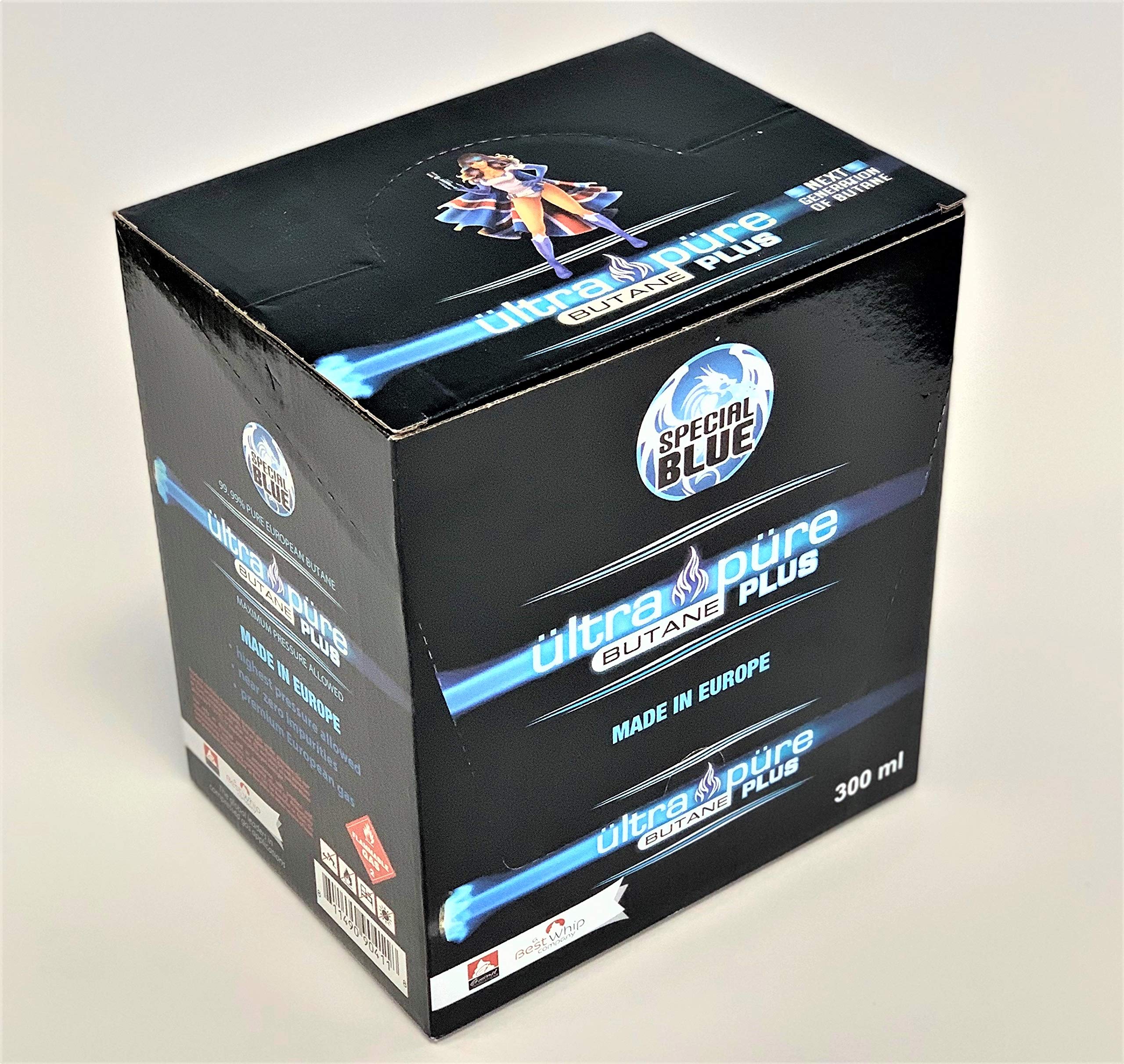 Premium 300ML Butane Refill Fuel - 96 Cans (1 Case) for Lighters, Torches & Camping Stoves - High Purity 96% Butane Gas for Smooth Ignition - Ideal for Outdoor Cooking, BBQ, Hiking & Survival Gear
