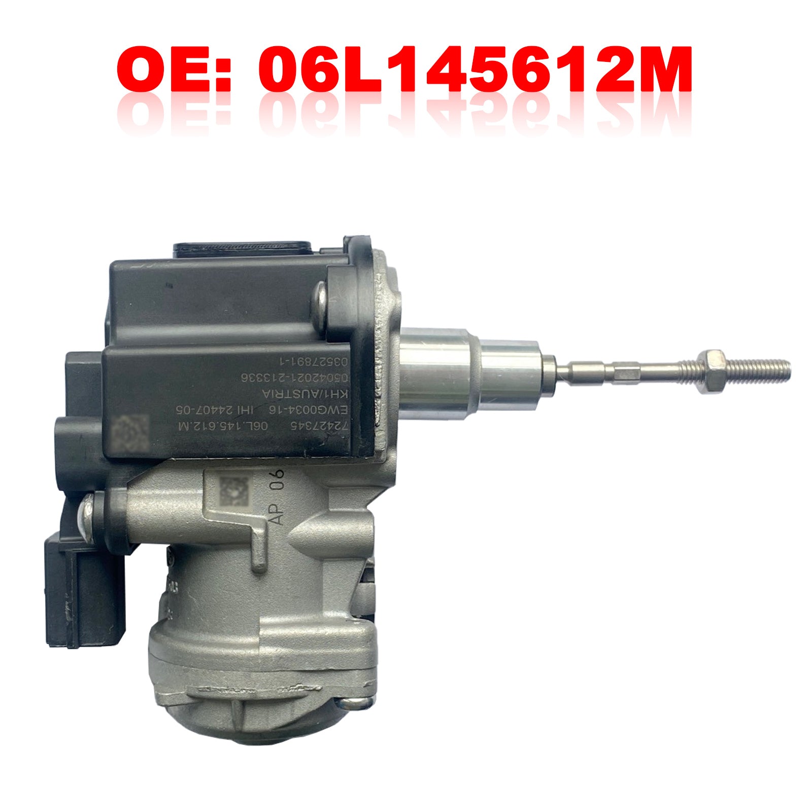 Turbo Electric Actuator for Audi VW EA888 Gen3 1.8T 2.0T - 06L145612M Replacement Part - Boost Performance & Engine Efficiency for Golf GTI, A3, A4, Q5 Models