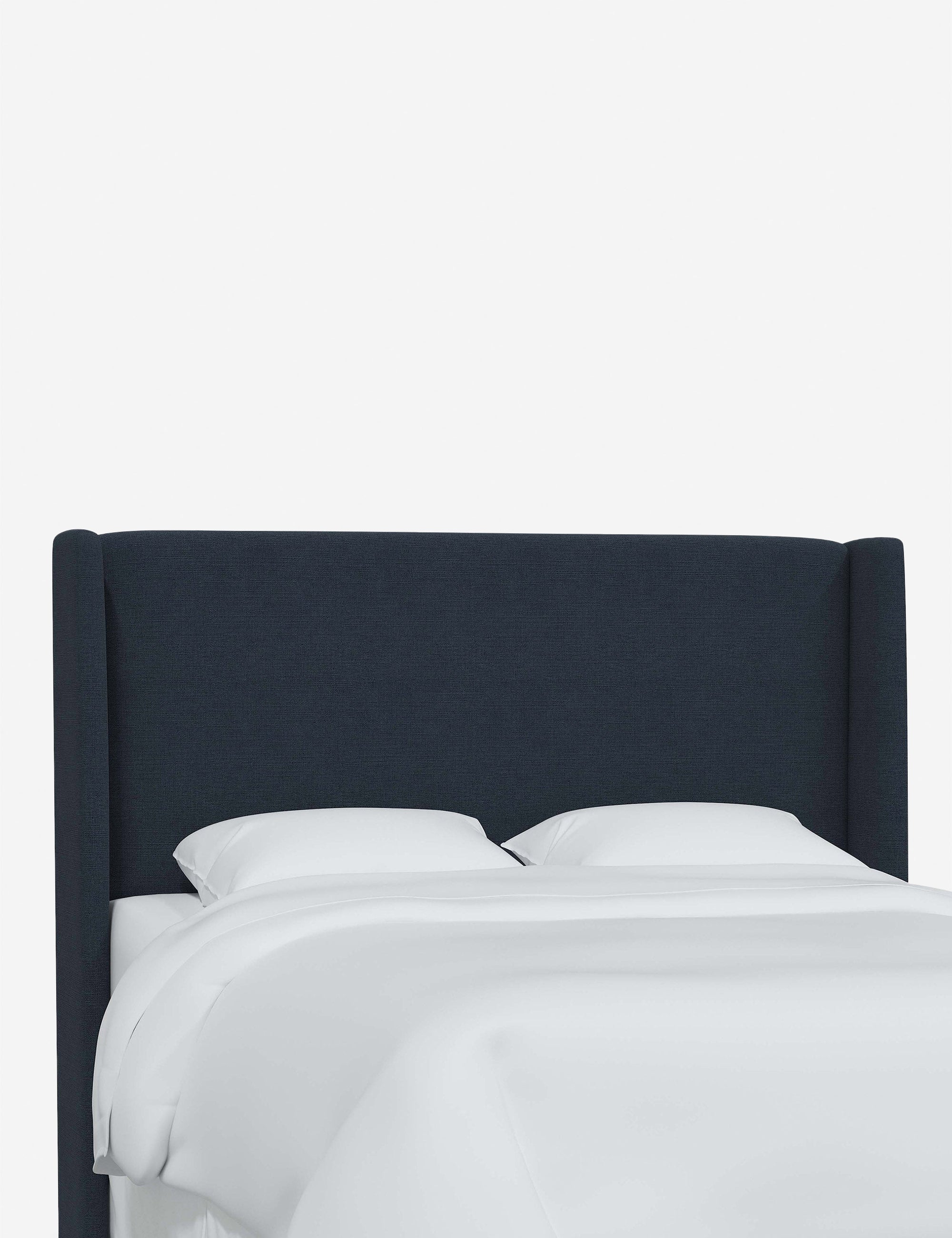 Adara Upholstered Headboard - Queen Size Bed Frame Headboard with Nailhead Trim - Perfect for Master Bedroom, Guest Room & Home Decor