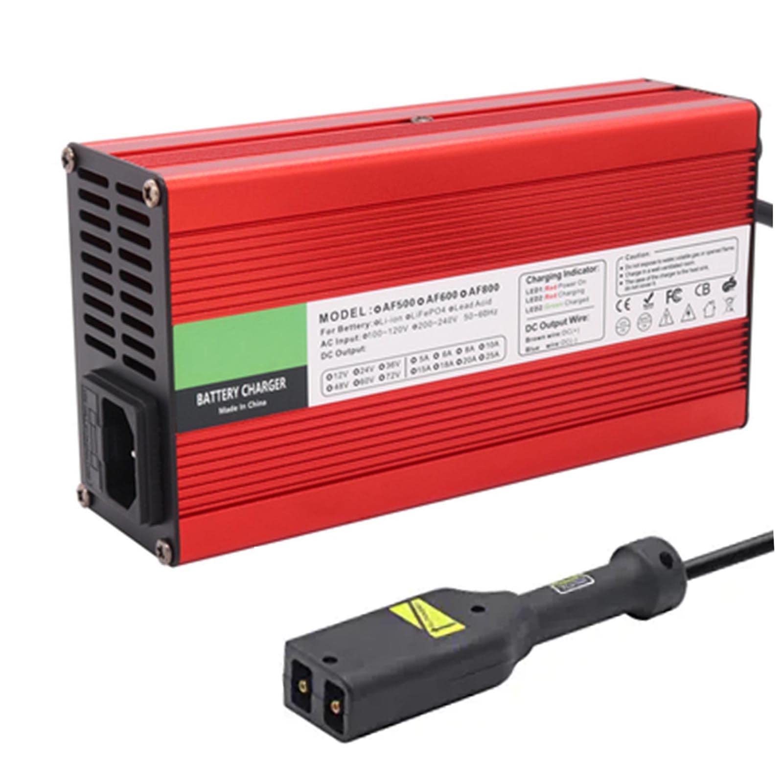 36V 15A Golf Cart Battery Charger with D-Style Plug - Fast Charging Replacement for EZGO, Club Car & Yamaha Carts - Perfect for Home, Course & RV Use